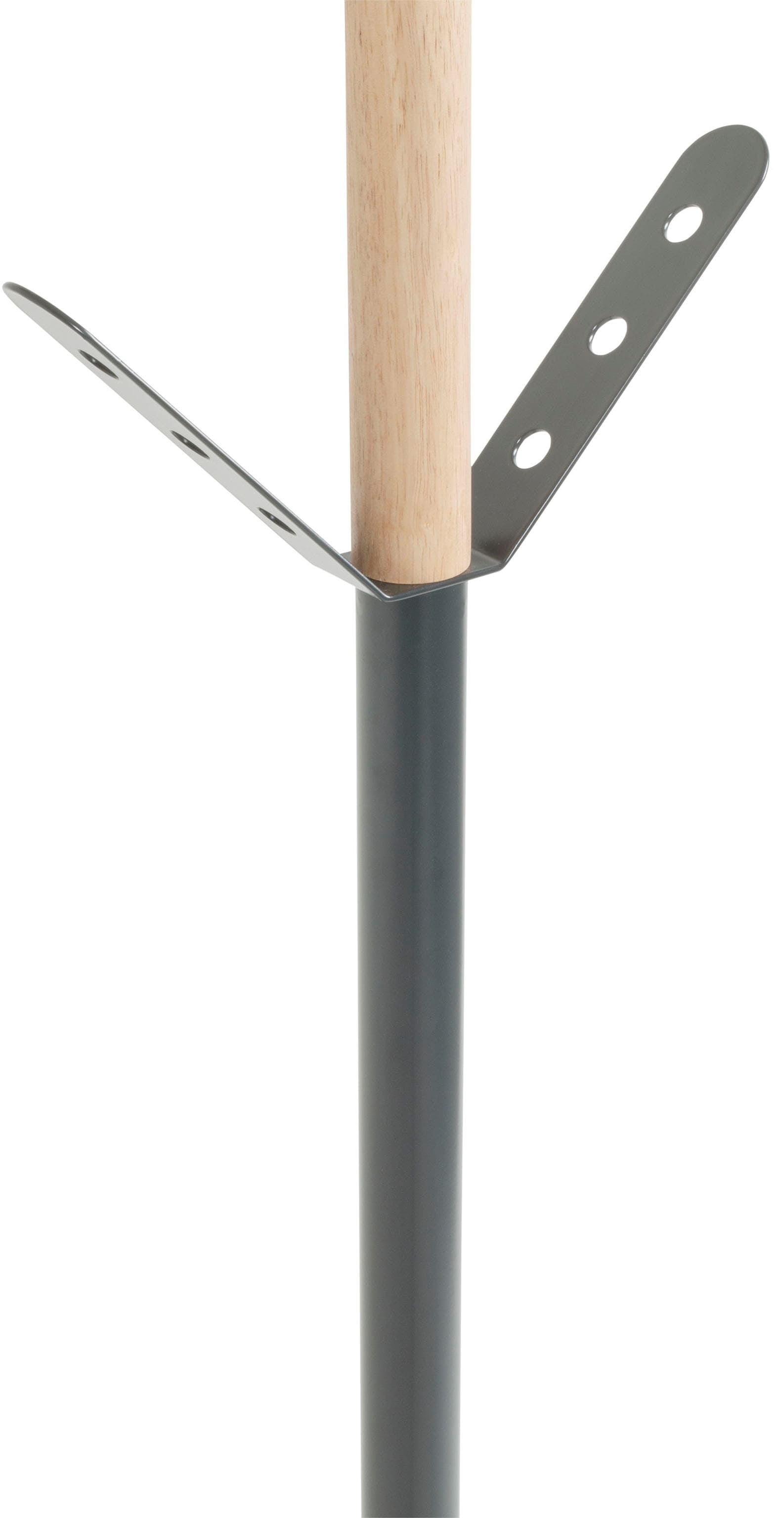 HAKU Garderobenständer »Kleiderständer, Standgarderobe,« Garderobenständer rund aus Metall - Ø/H 37/179 cm