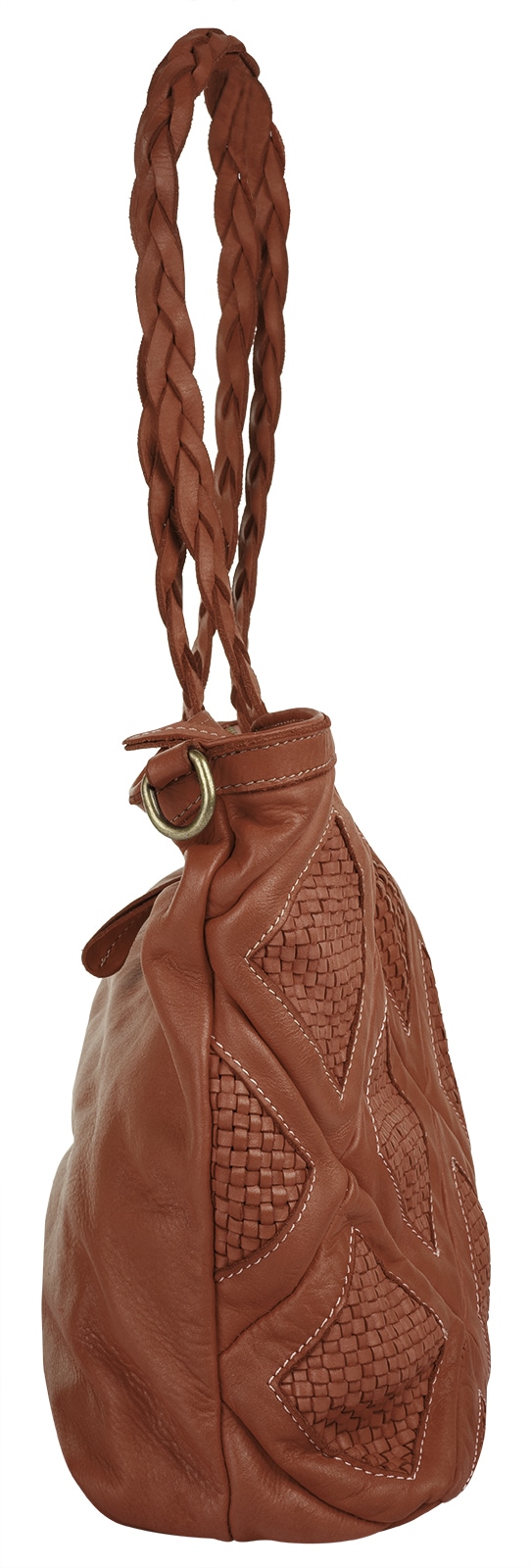 Samantha Look Shopper echt Leder, Made in Italy