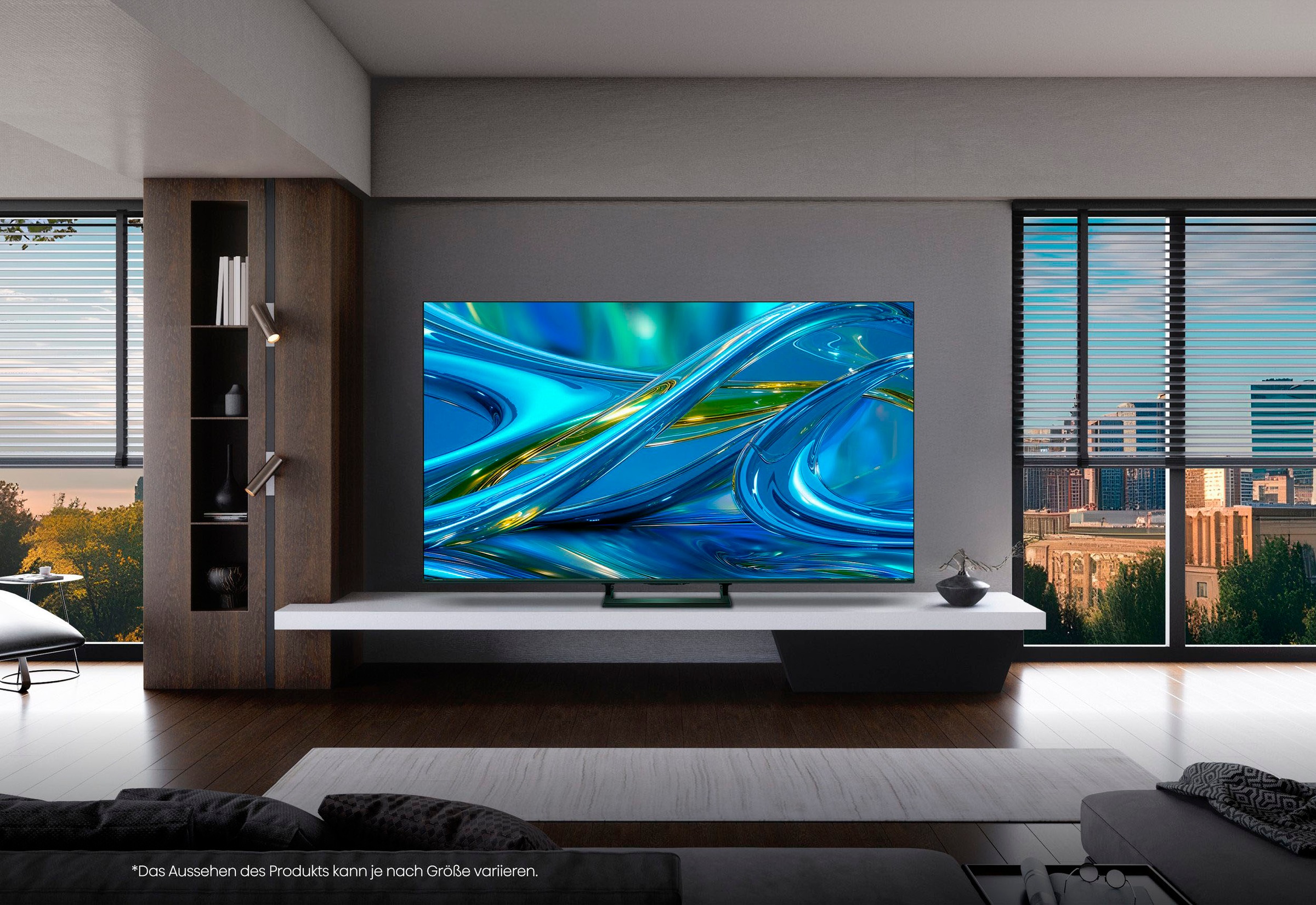 Hisense Mini-LED-Fernseher »55E8S« 139 cm/55 ″ Smart-TV inkl. HS2000 Soundbar im Wert von UVP €129