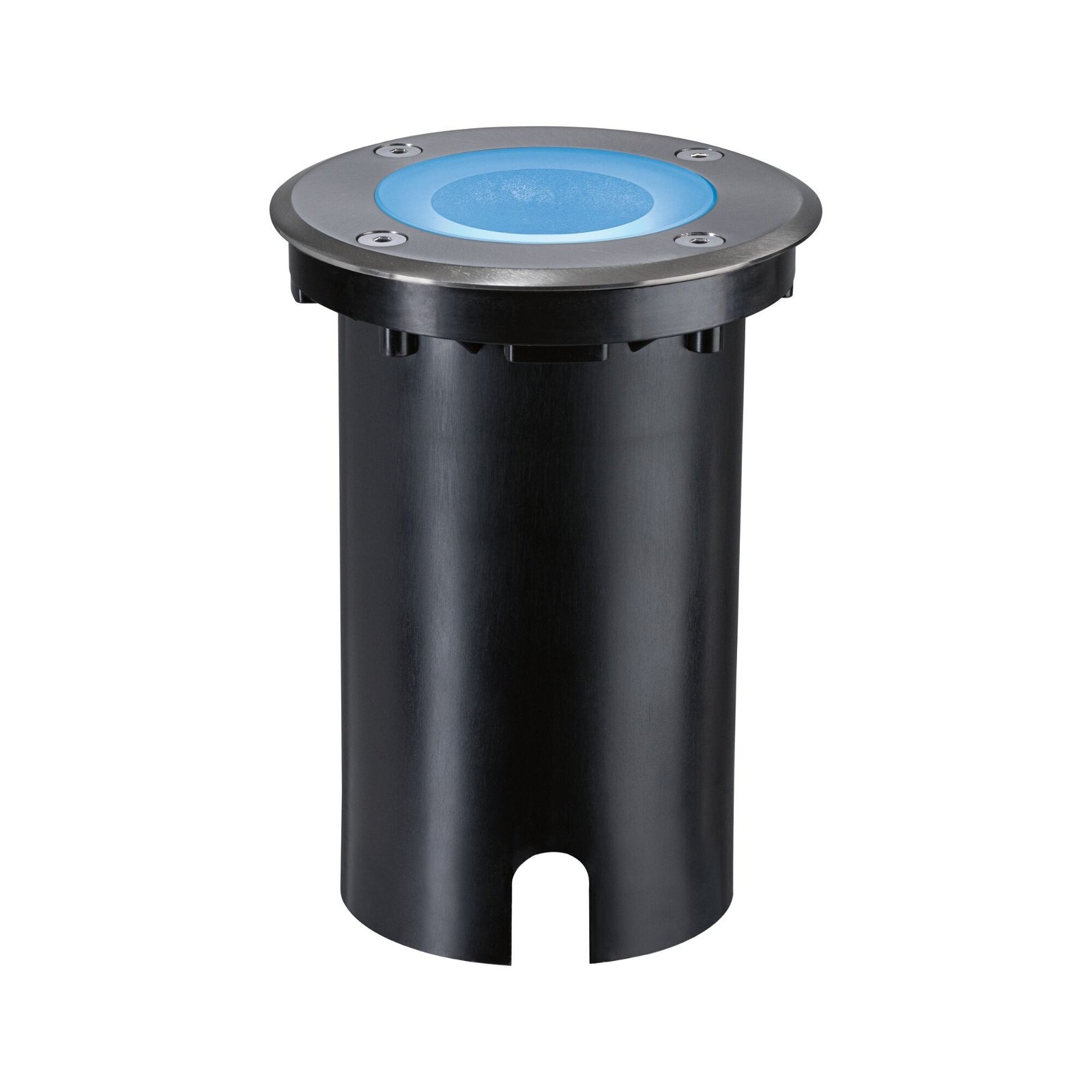 Paulmann LED Einbauleuchte »Floor IP67 rund 110mm RGBW+ 4,9W 300lm 230V Eisen gebürstet Aluminium«, 1 flammig, Smart Home Zigbee 3.0 Bodeneinbauleuchte