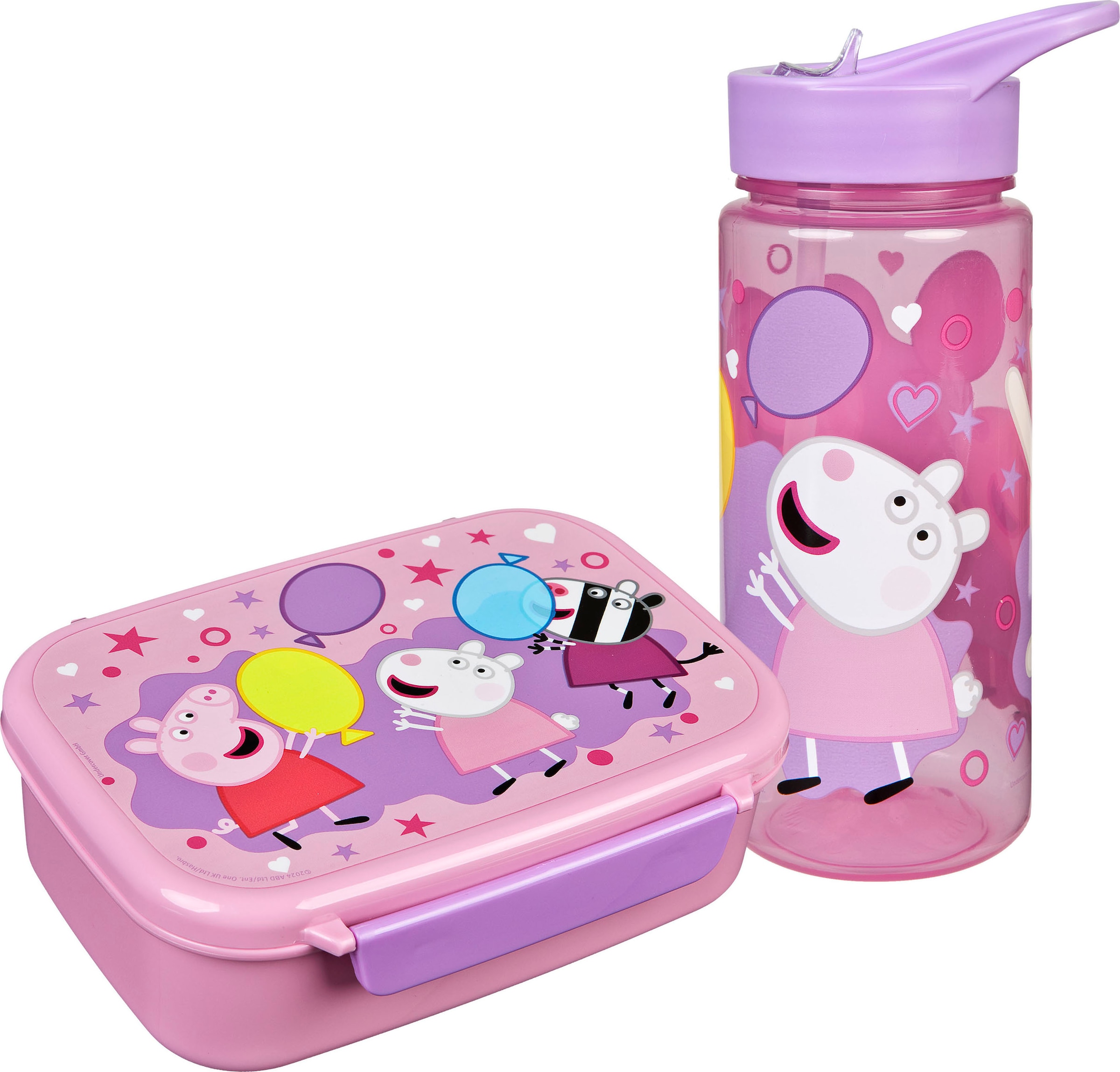 Scooli Lunchbox »Brotzeitdose & Trinkflasche, Peppa Pig«, (Set, 2 tlg.), mi günstig online kaufen