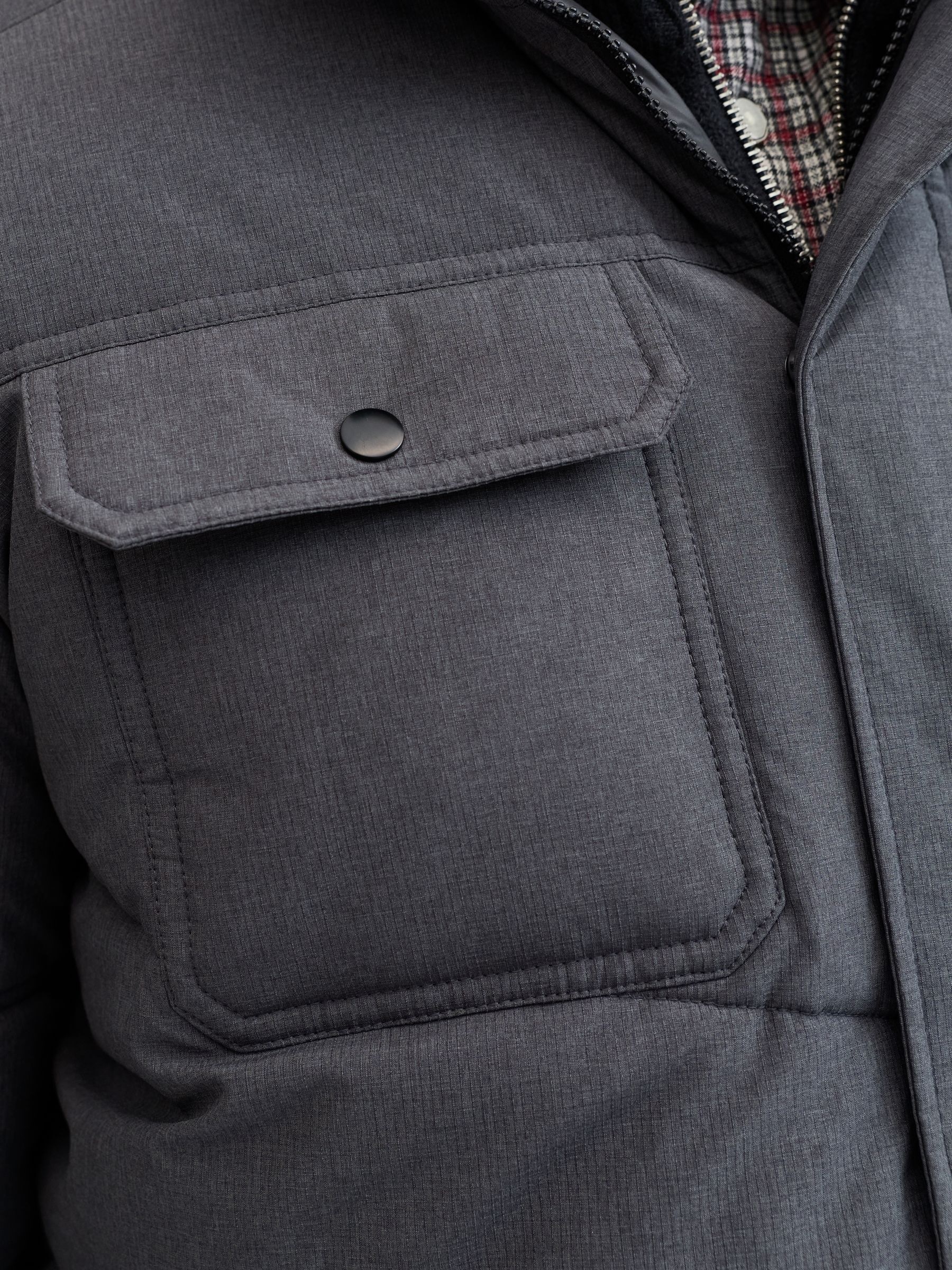 Jack & Jones PlusSize Steppjacke »JJMORGAN PUFFER JACKET PLS« mit Kapuze