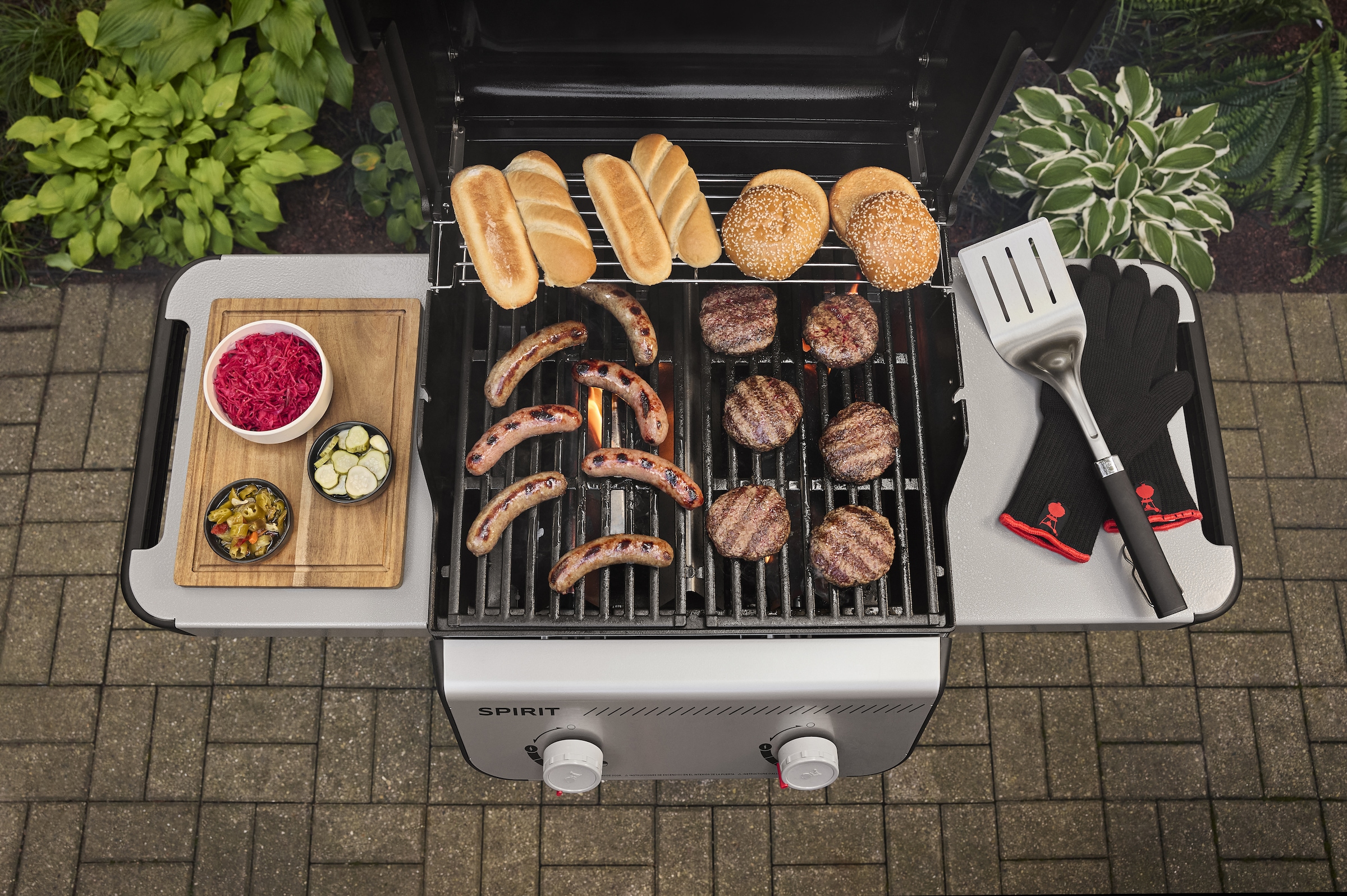 Weber Gasgrill »SPIRIT E-210 (2025)«, Edelstahl Flavorizer Bars, Snap Jet Zündung