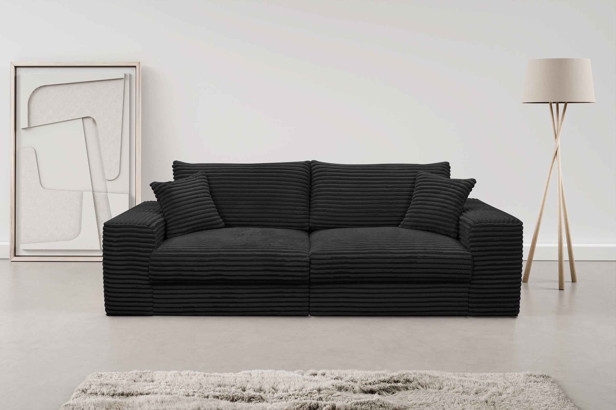 WERK2 Big-Sofa »Rozzana mit viel Platz und aktuellen Bezugsvarianten«, mit günstig online kaufen