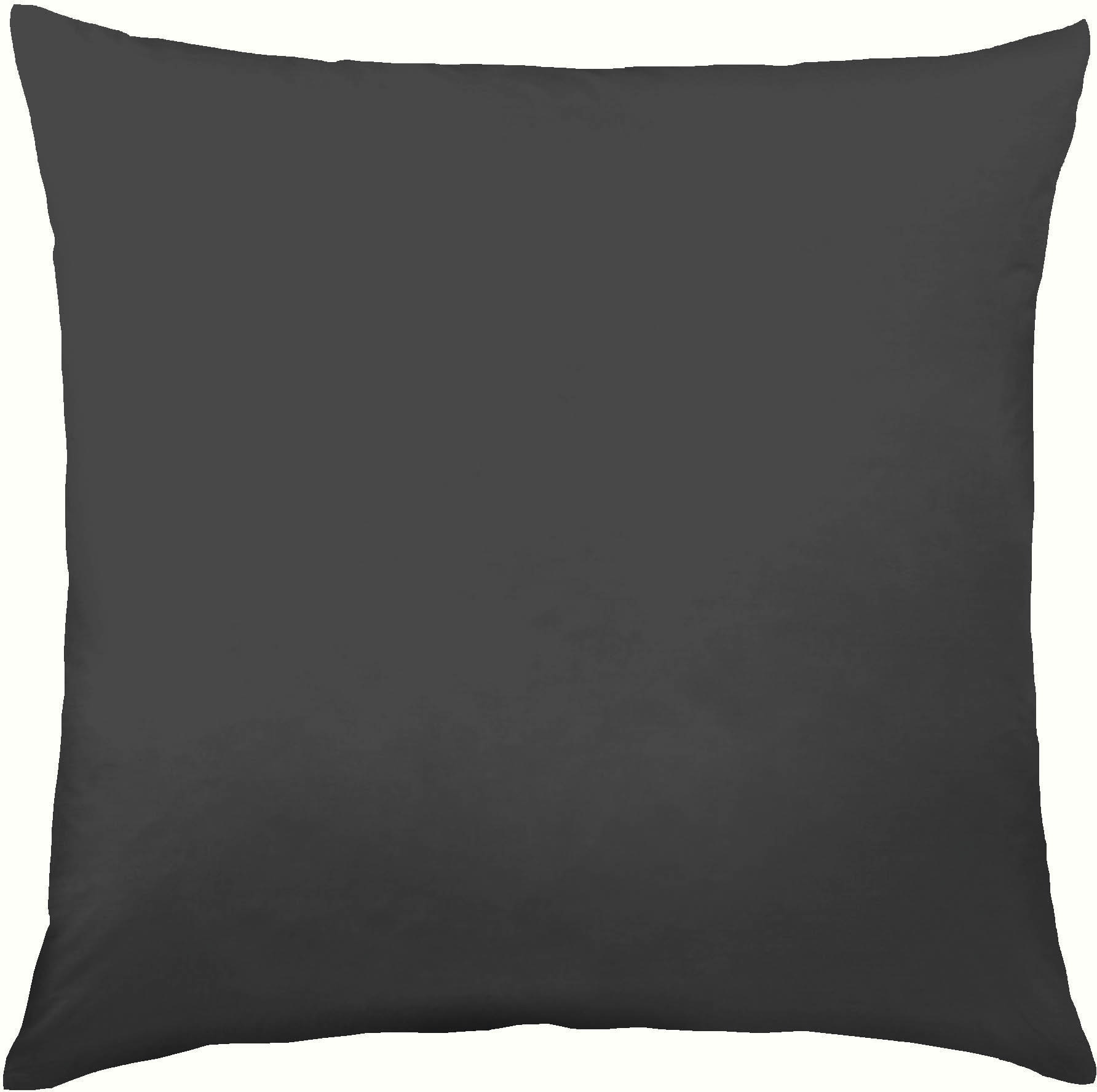 Kaeppel Kissenbezug »Uni Mako-Satin, 100% Baumwolle«, (1 St.), Kissenhülle günstig online kaufen