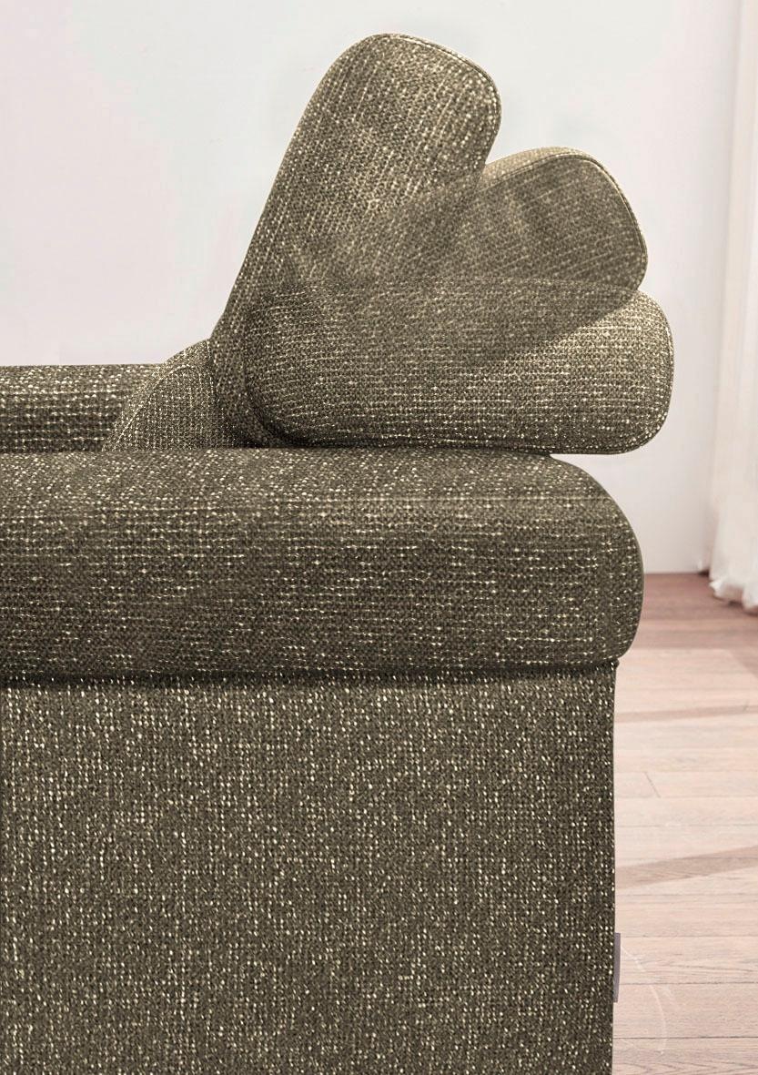 W.SCHILLIG 2-Sitzer »finn«, German Design Award 2016, Fußgestell Nussbaum natur, Breite 210 cm