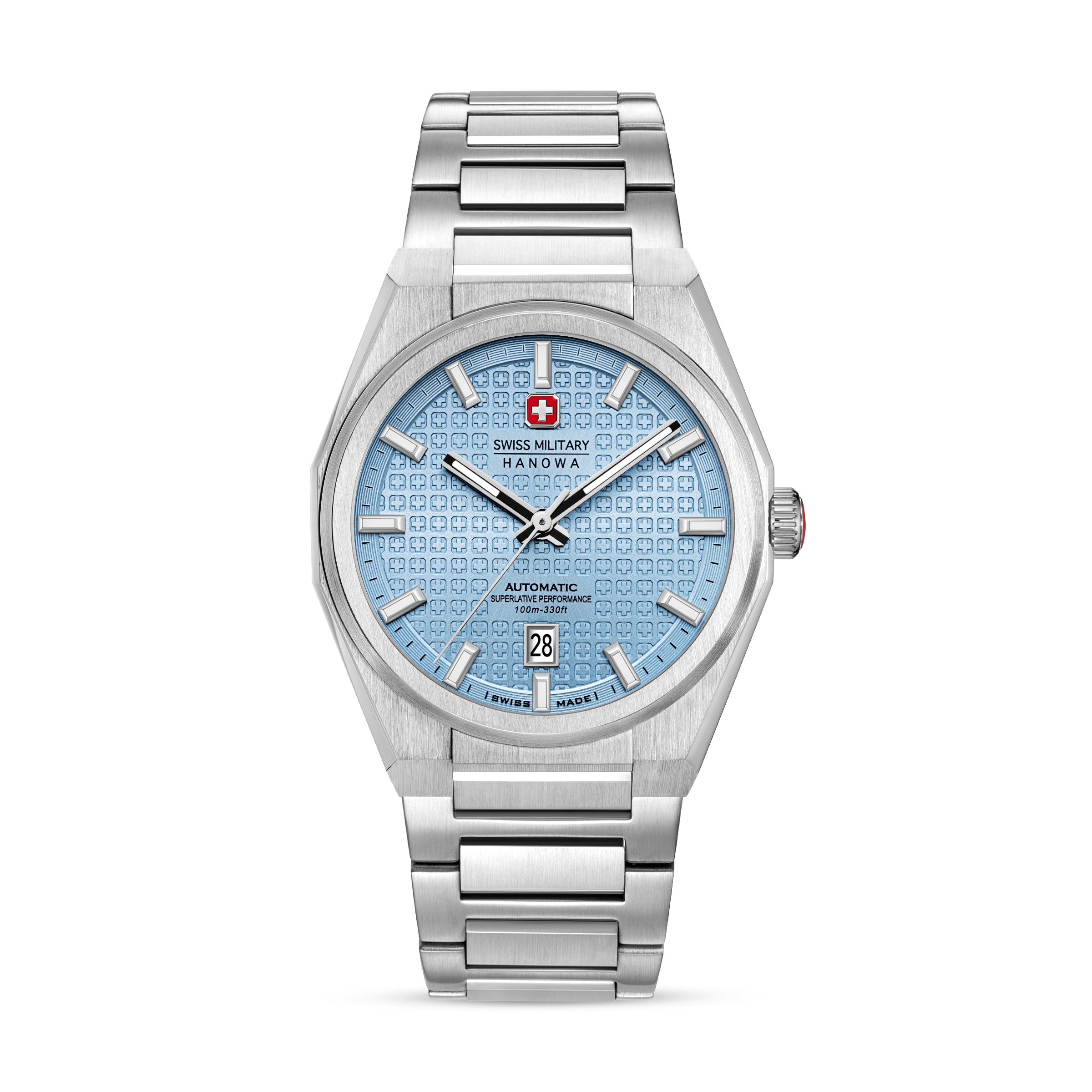 Swiss Military Hanowa Automatikuhr »Avalanche« Armbanduhr, Herrenuhr, Swiss Made, Mechanische Uhr, Edelstahlarmband