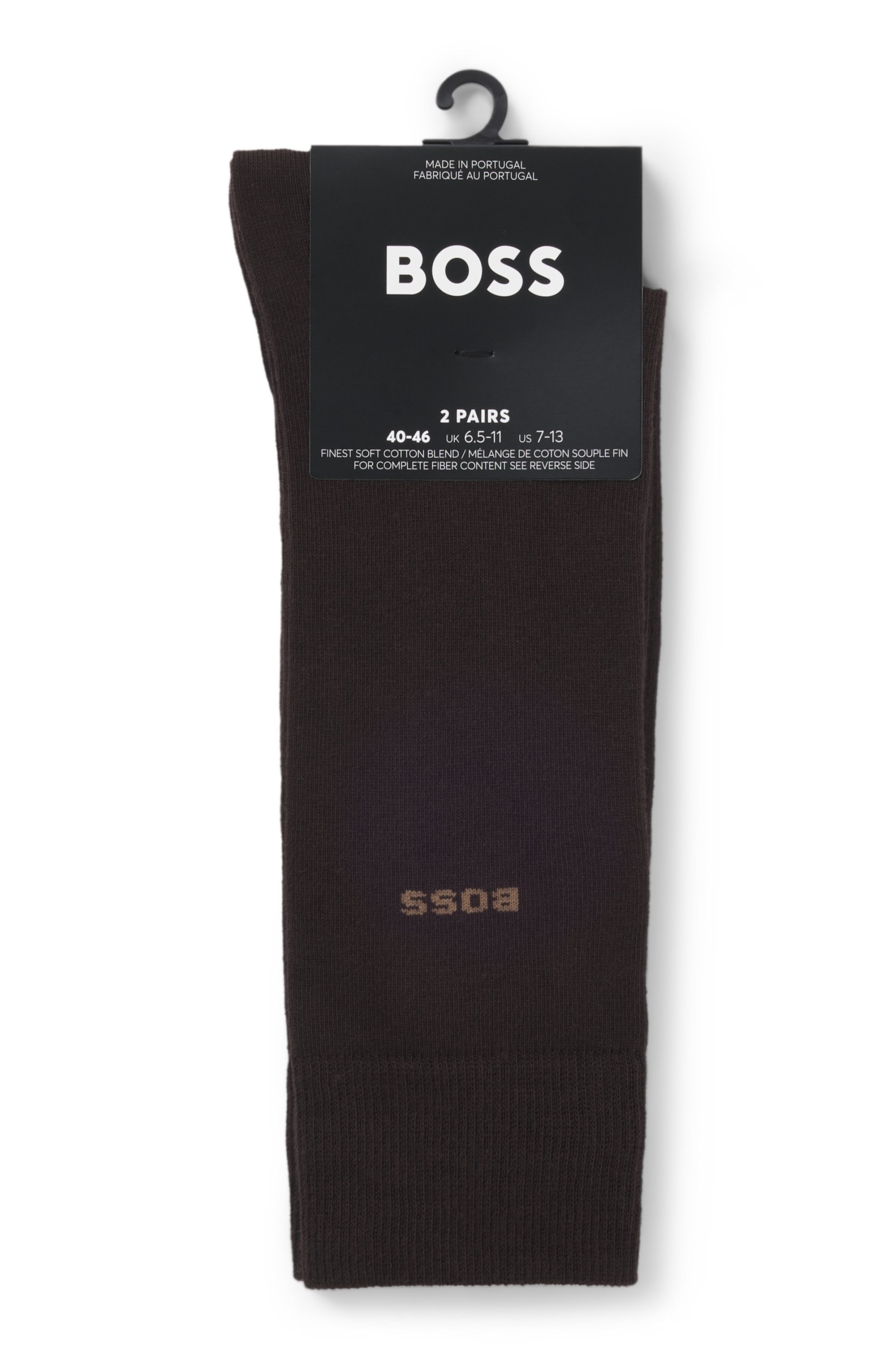 BOSS Businesssocken »2P RS Uni CC«, (Packung, 2 Paar, 2er), mit Markenlogo
