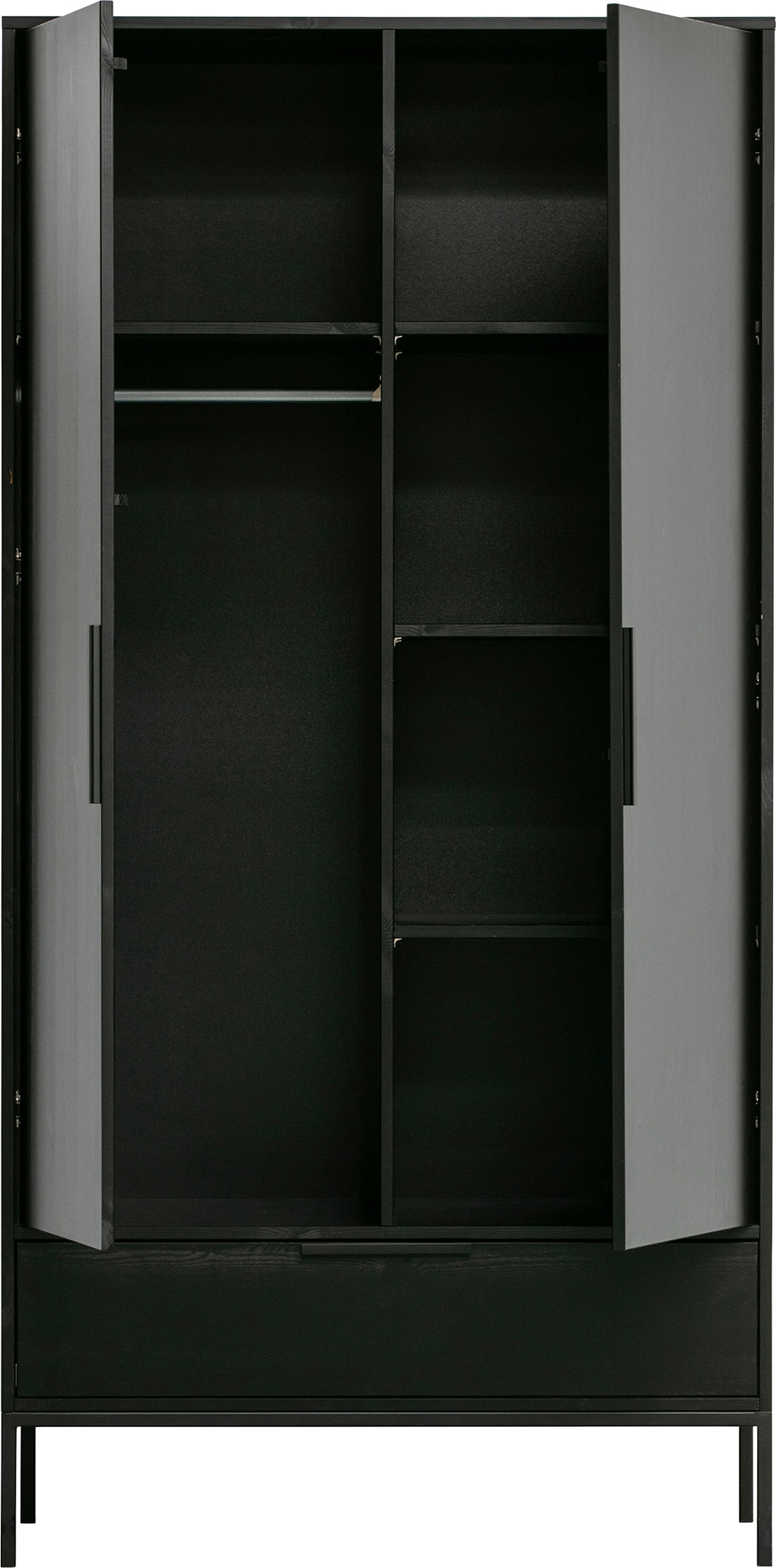 WOOOD Garderobenschrank »Adam Mehrzweckschrank mit Schubkasten«, mit Kleiderstange, Breite 100 cm