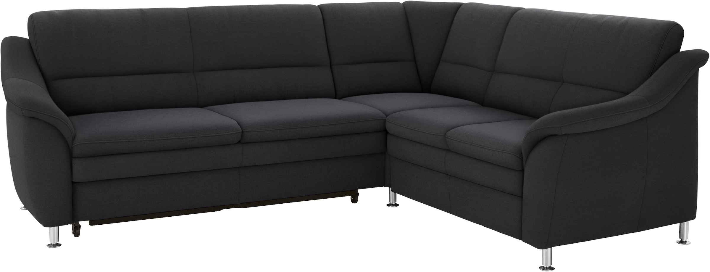 sit&more Ecksofa »Cardoso L-Form«, mit Federkern, wahlweise mit Bettfunktion und Schubkasten