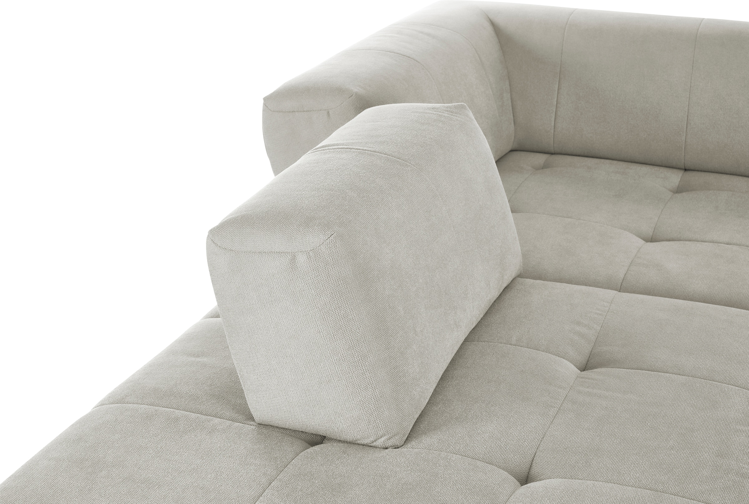 3C Candy Ecksofa »Yoshy Komfortsofa, bequem und modern, hochwertige Verarbeitungsdetails« Zwei verschiedene Sitztiefen durch verstellbare Rückenlehne, L-Form