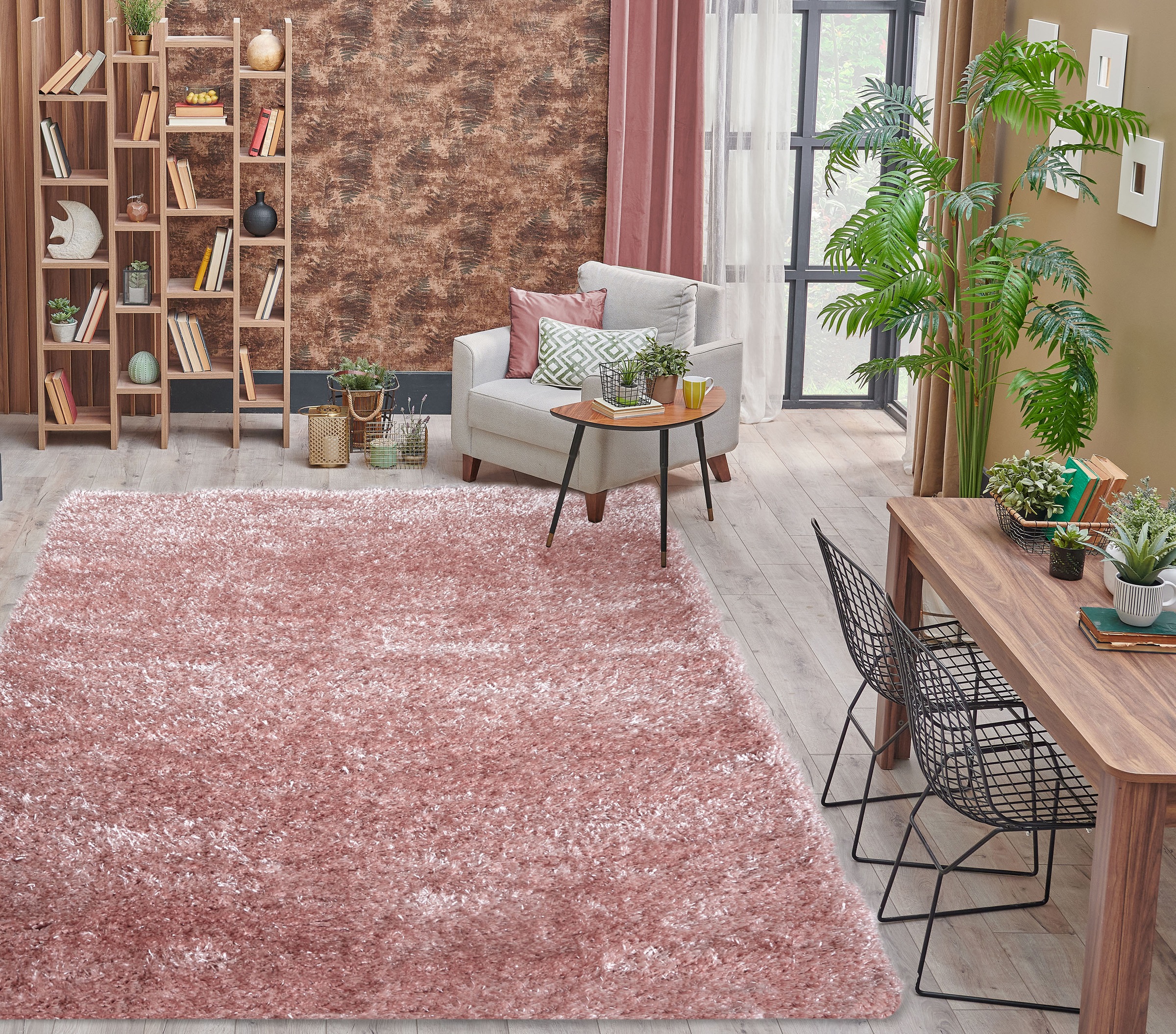 my home Hochflor-Teppich »Senara«, rechteckig, 50 mm Höhe, Läufer, weich, S günstig online kaufen