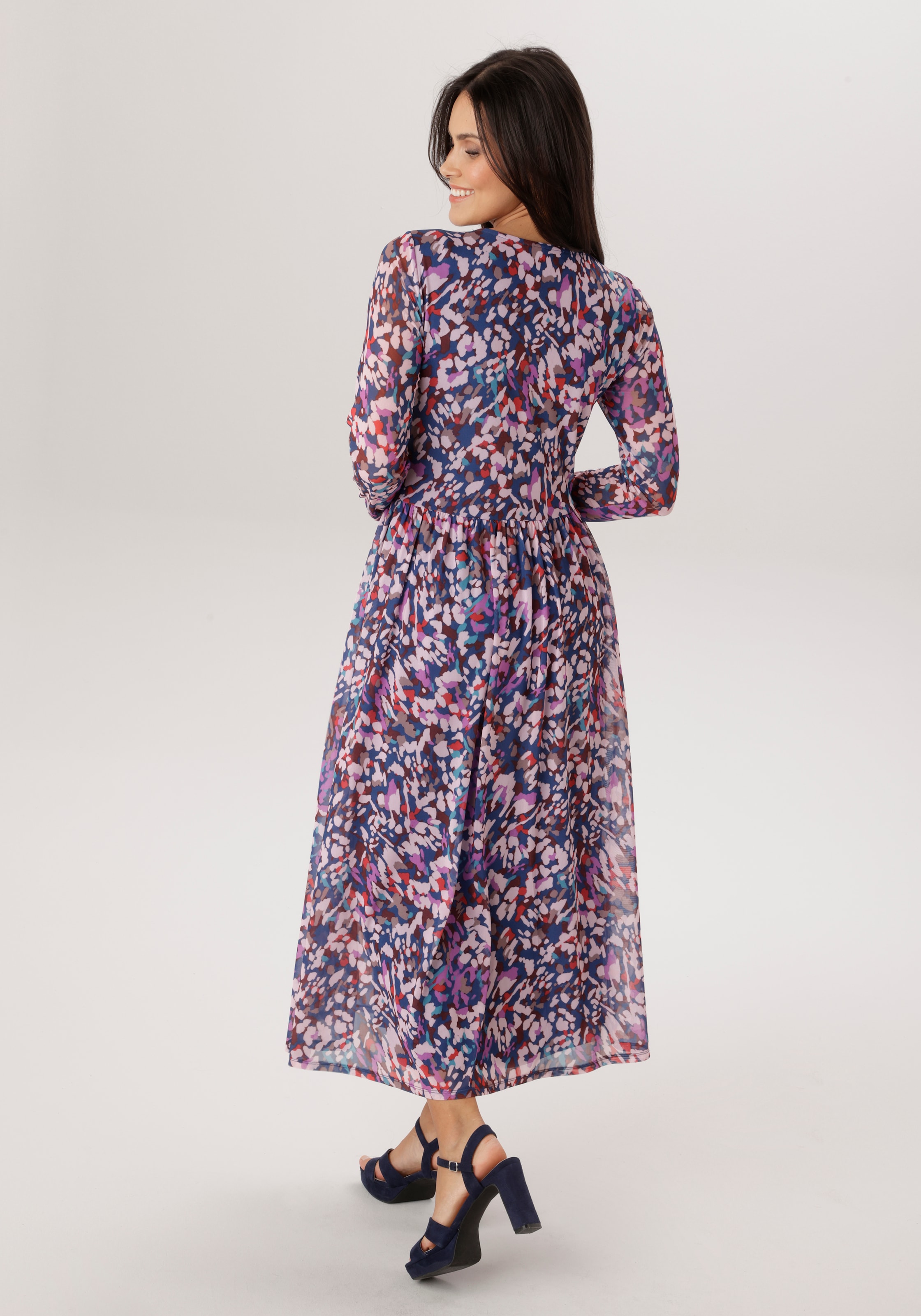 Aniston SELECTED Midikleid im ausdruckstarkem Druckdessin - NEUE KOLLEKTION