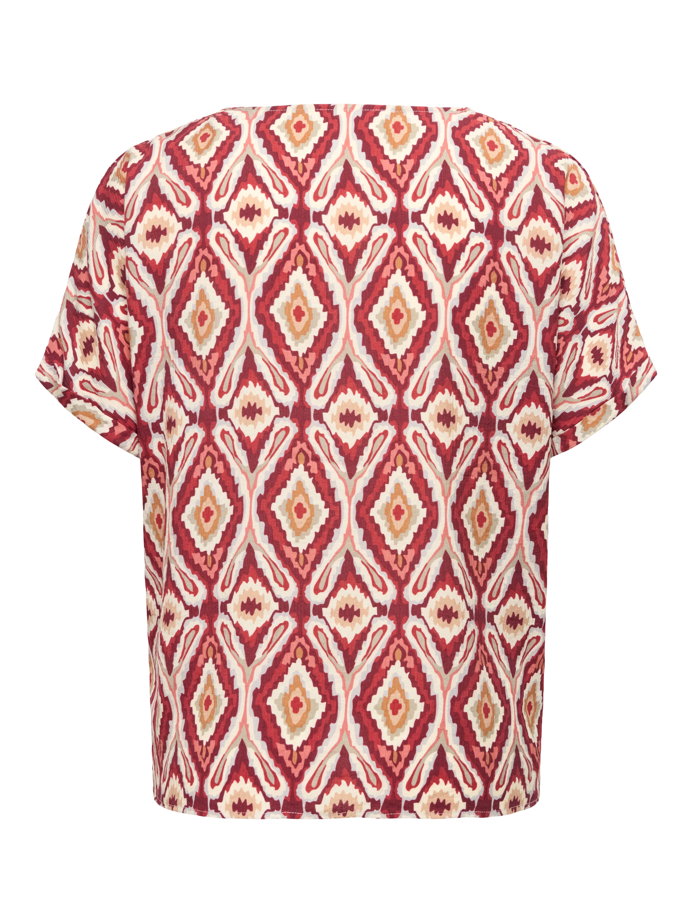 ONLY CARMAKOMA V-Shirt »CARBELLY MIKASI SS V-NECK TOP AOP«