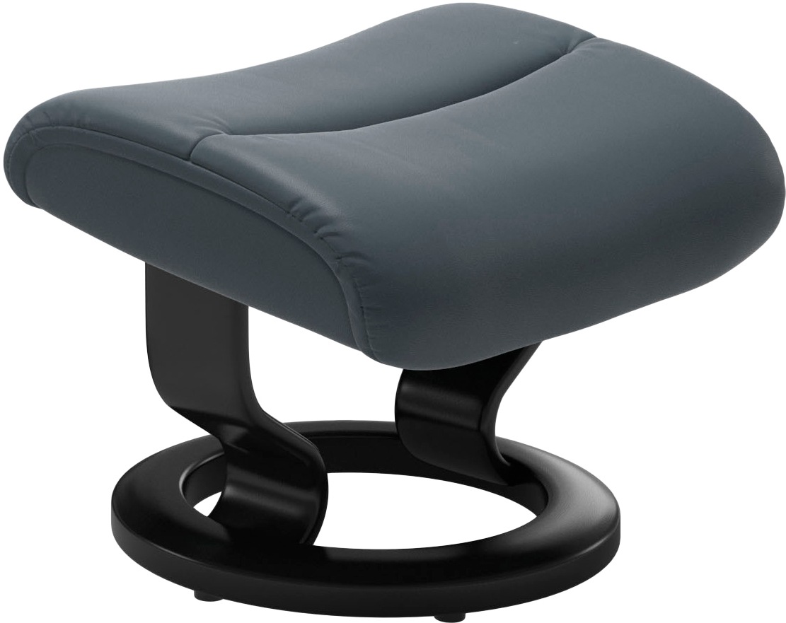 Stressless® Relaxsessel »View«, (Set, Relaxsessel mit Hocker), mit Classic Base, Größe S,Gestell Schwarz