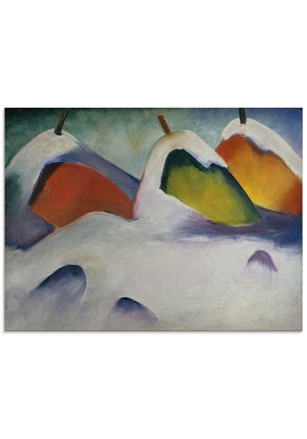Artland Glasbild »Heuhocken im Schnee. 1911.«, Vier Jahreszeiten, (1 St.) kaufen