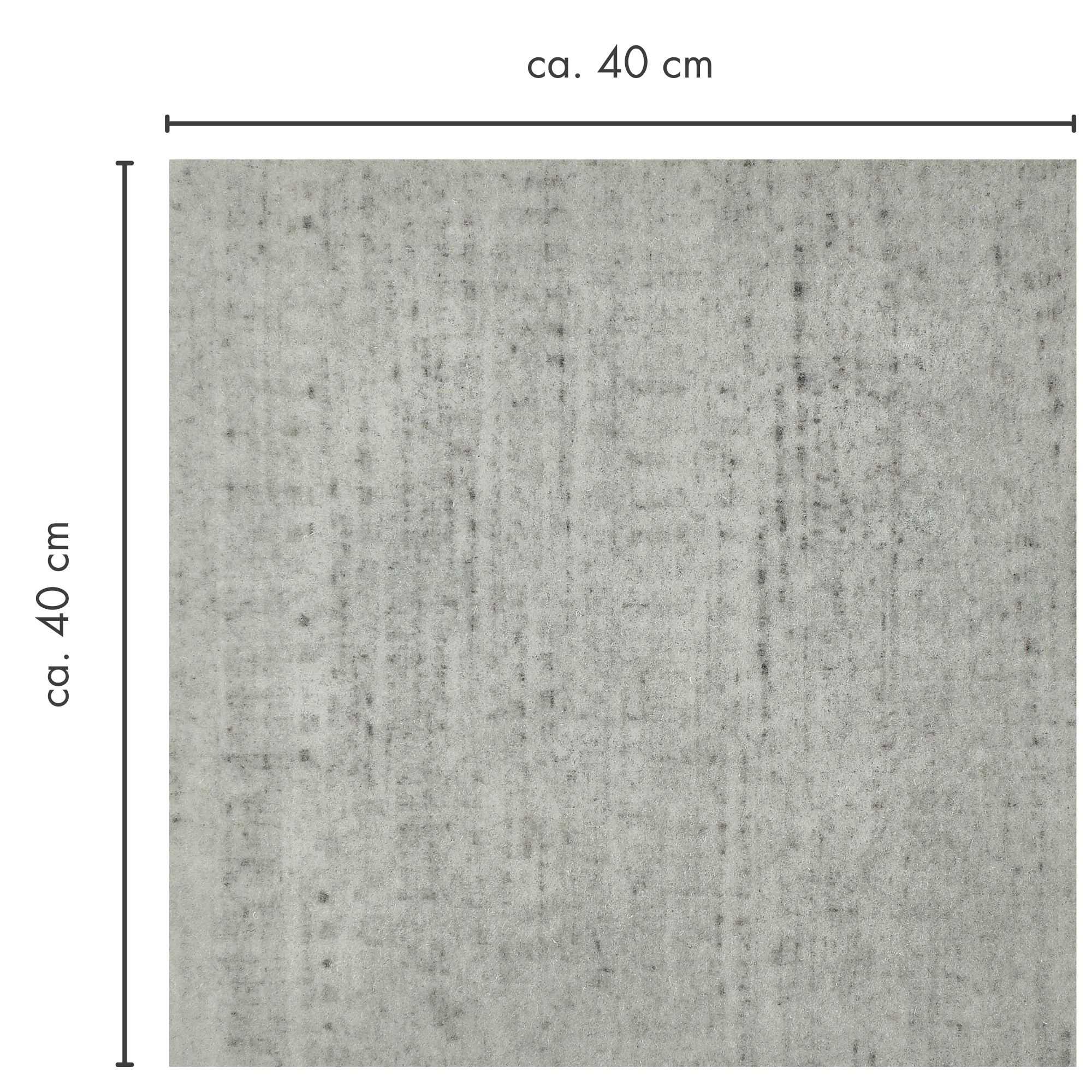 Andiamo Teppichfliese »Paris Nadelfilz«, quadratisch, 4 mm Höhe, 40x40 cm, selbstklebend, robust & strapazierfähig, 25 Stück (4 qm)