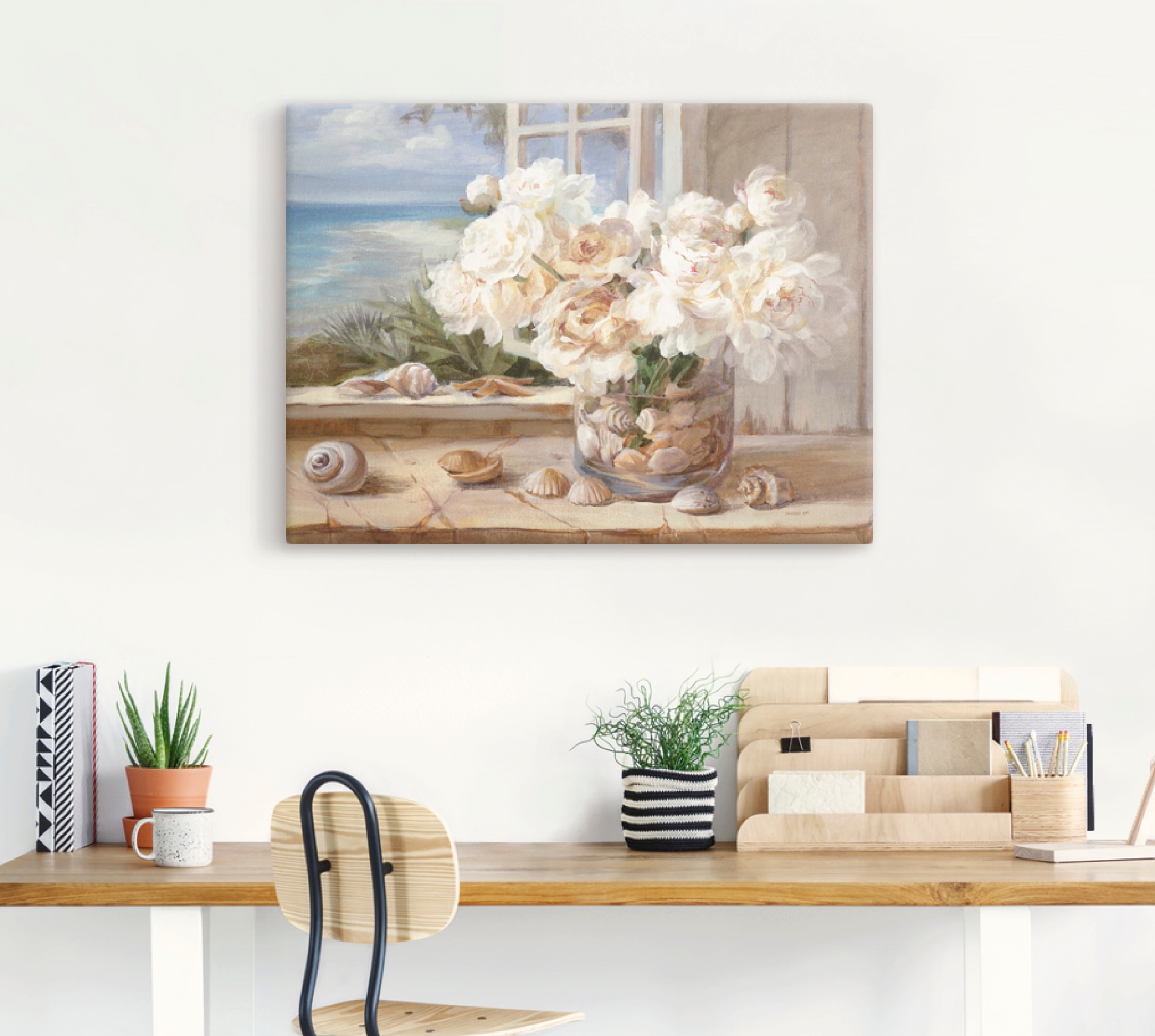 Artland Wandbild »Am See«, Arrangements, (1 St.), als Leinwandbild, Poster, günstig online kaufen