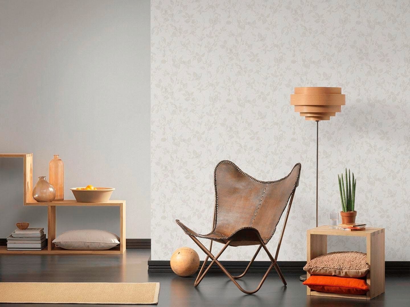living walls Vliestapete »Hygge«, floral-geblümt, Landhaus Tapete Blumen Tapeten Wohnzimmer Schlafzimmer Küche Design