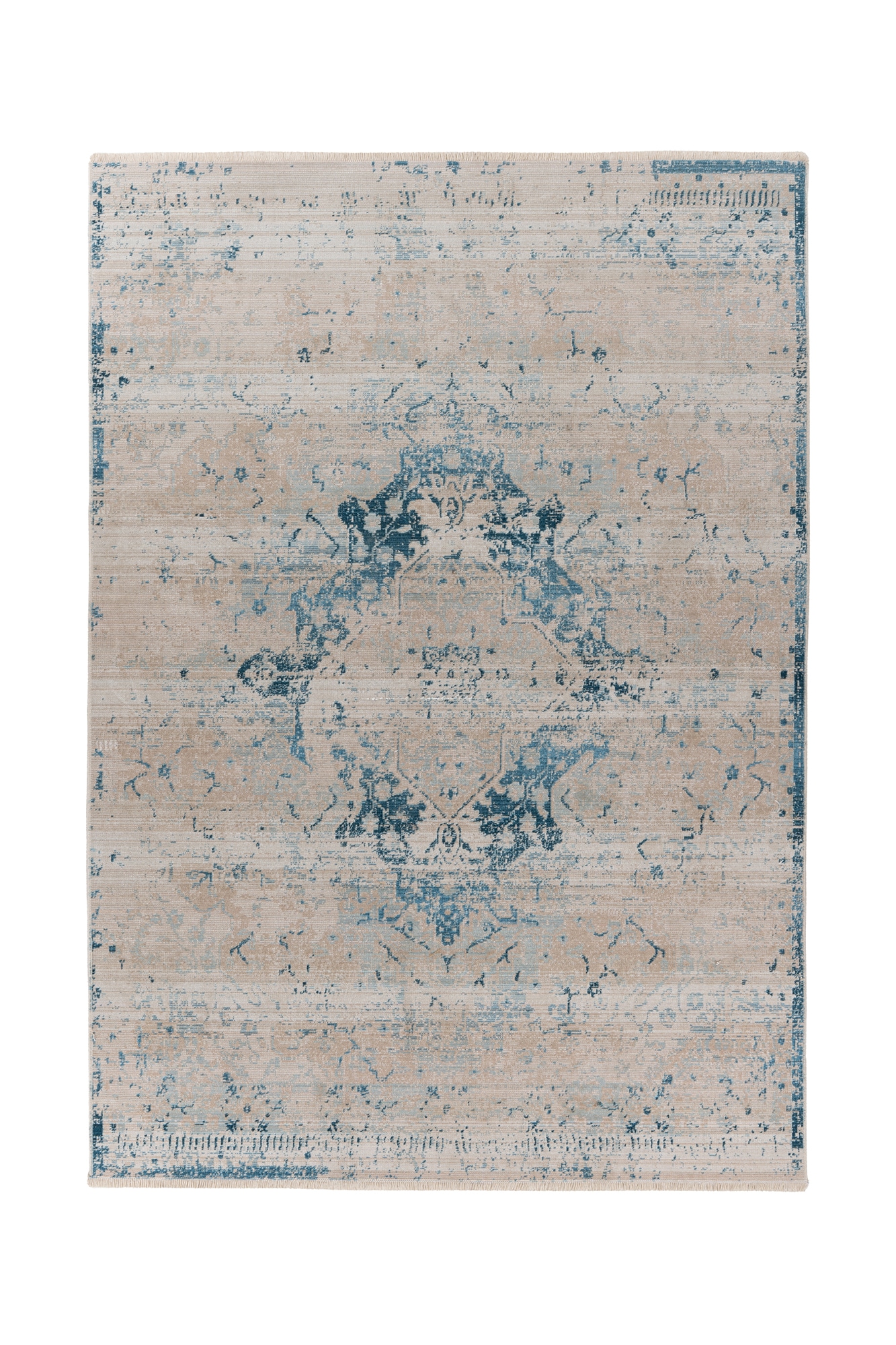 Kayoom Teppich »Milan 225«, rechteckig, 5 mm Höhe, ca. 436.800 Points/qm, Kurzflorteppich, weiche Haptik, hochwertig