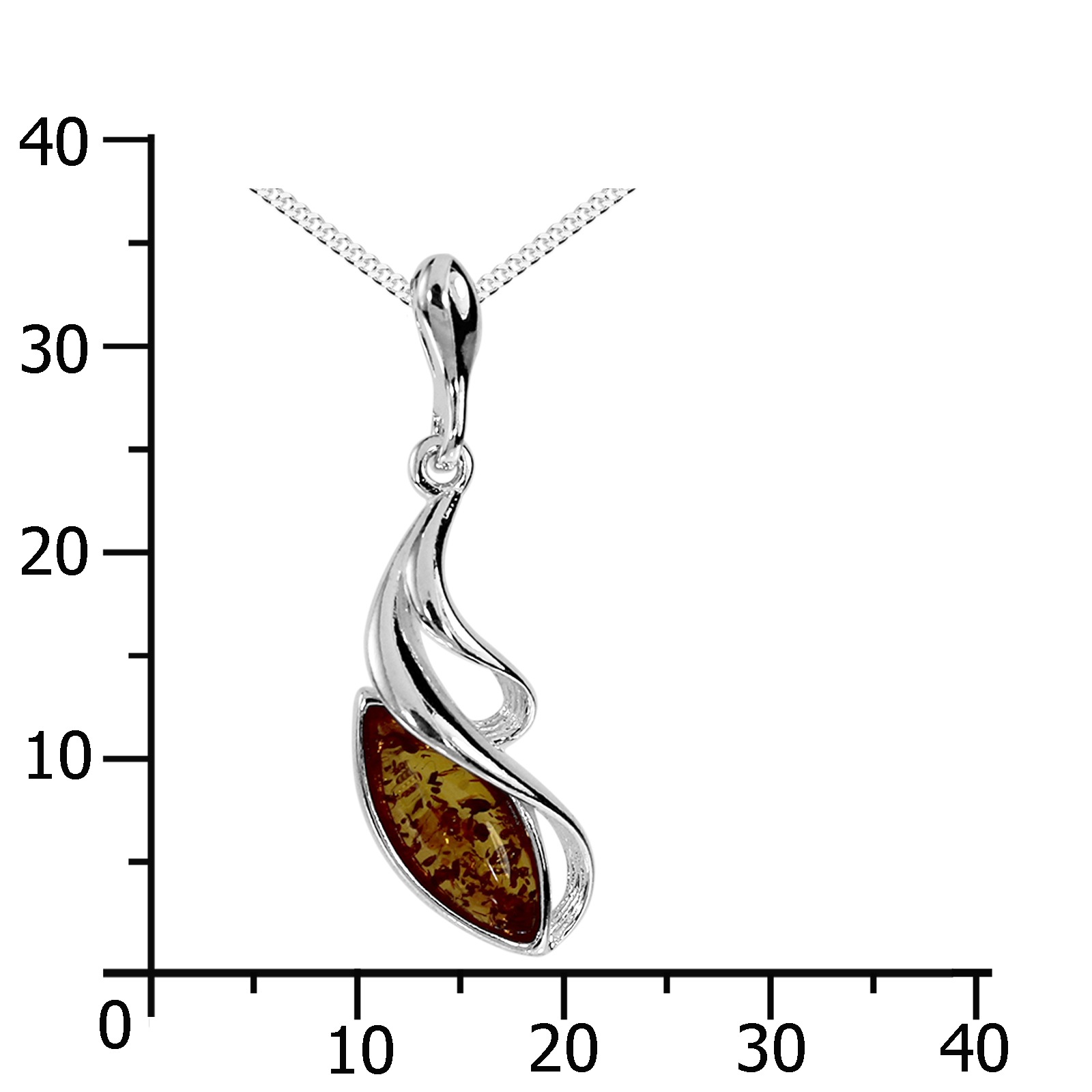 OSTSEE-SCHMUCK Kette mit Anhänger »Ostsee-Schmuck Kette mit Anhänger Cady Kette mit Anhänger Cady«