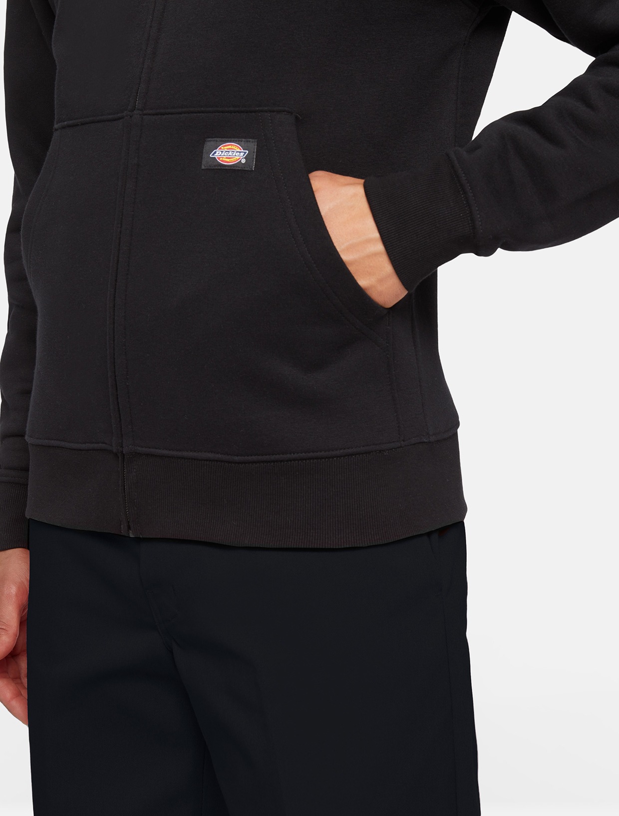 Dickies Kapuzensweatjacke »Dickies Workwear Sweatshirt MWG FUL ZIP FLC HOD REG BLACK«