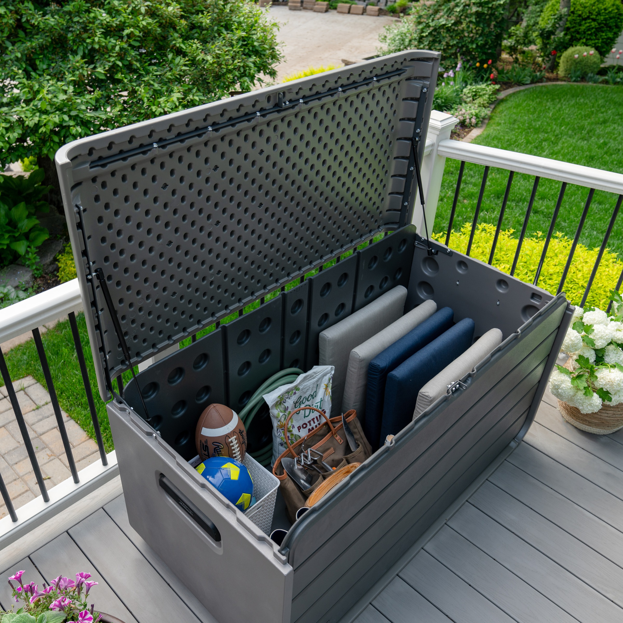 Lifetime Kissenbox »Space XL«, 625 Liter, BxHxT: 146,7x72,4x77,2 cm