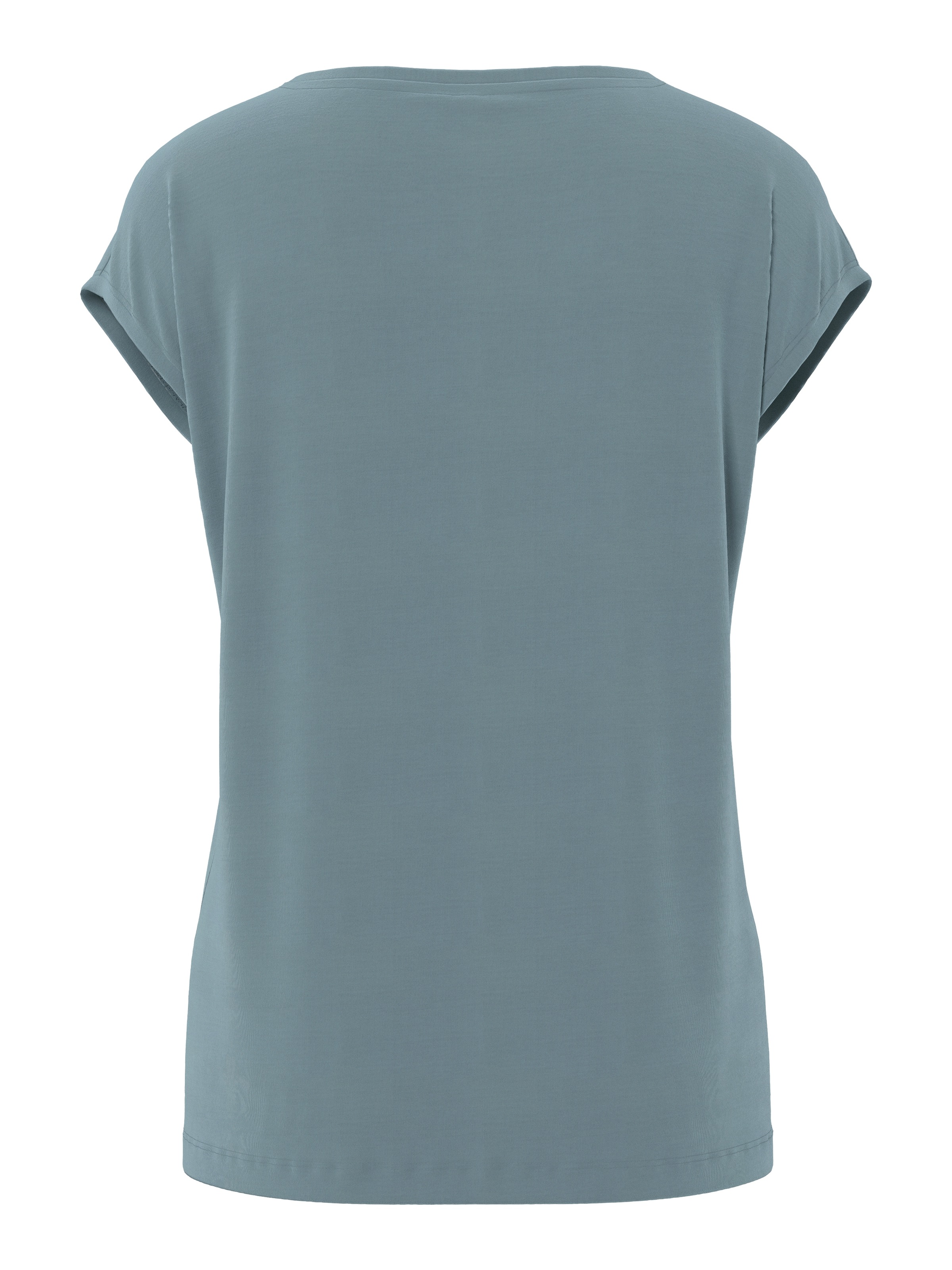 pieces Kurzarmshirt »PCKAMALA TEE NOOS BC« Materialmix, regular fit
