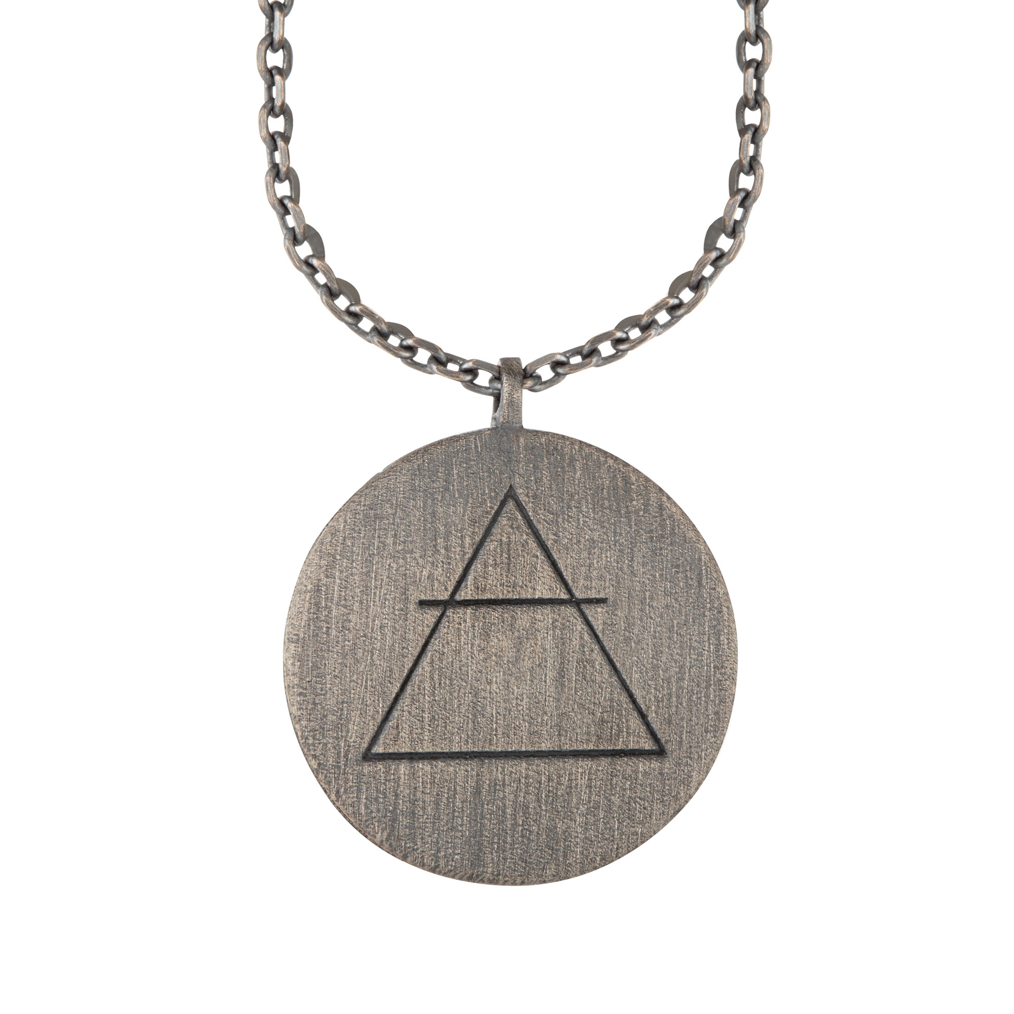 CAÏ Kette mit Anhänger »Element Luft 925/- Sterling Silber oxidiert«