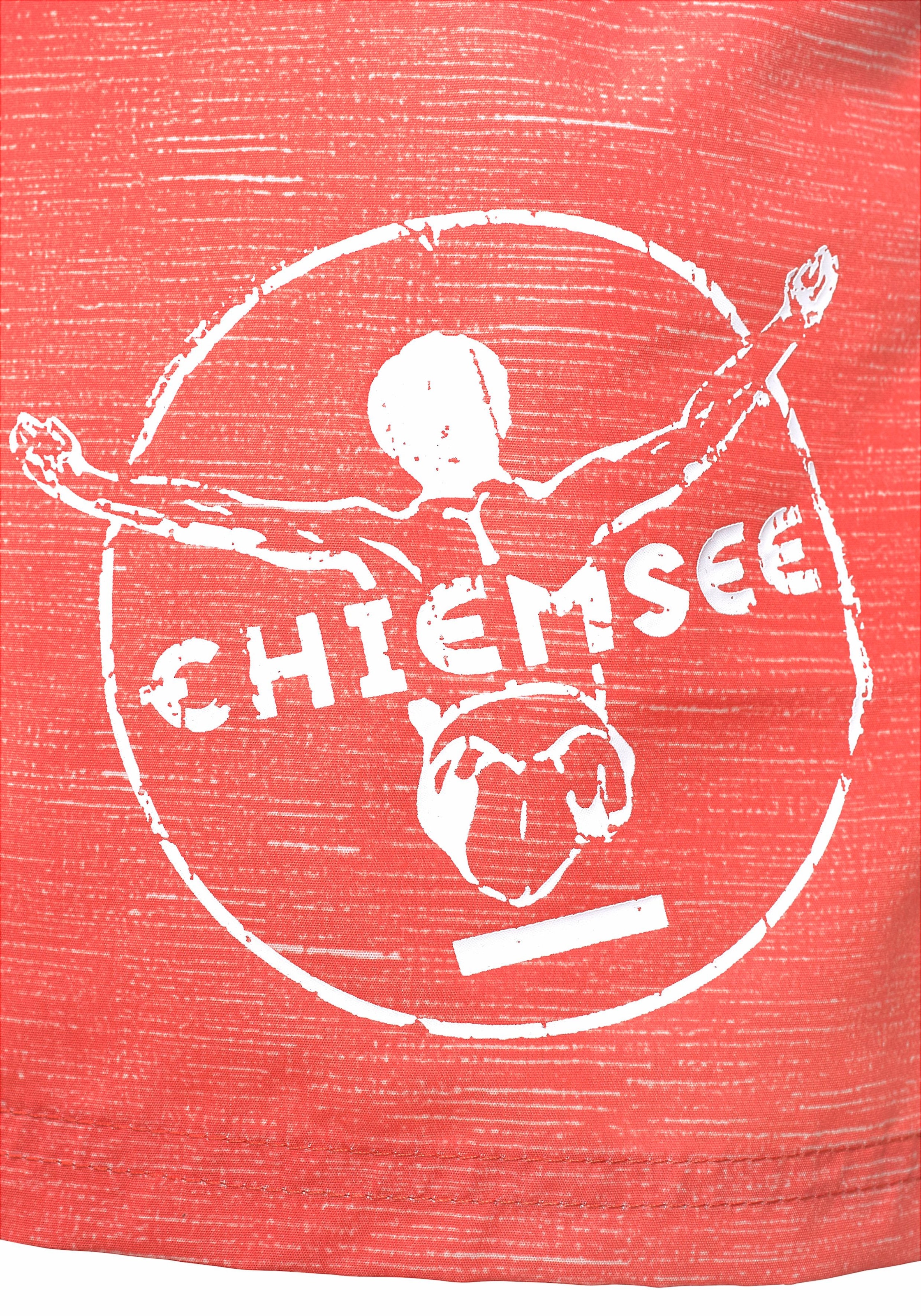 4. Bild von Chiemsee Badeshorts »Melange«, mit Logodruck, seitliche Eingrifftaschen