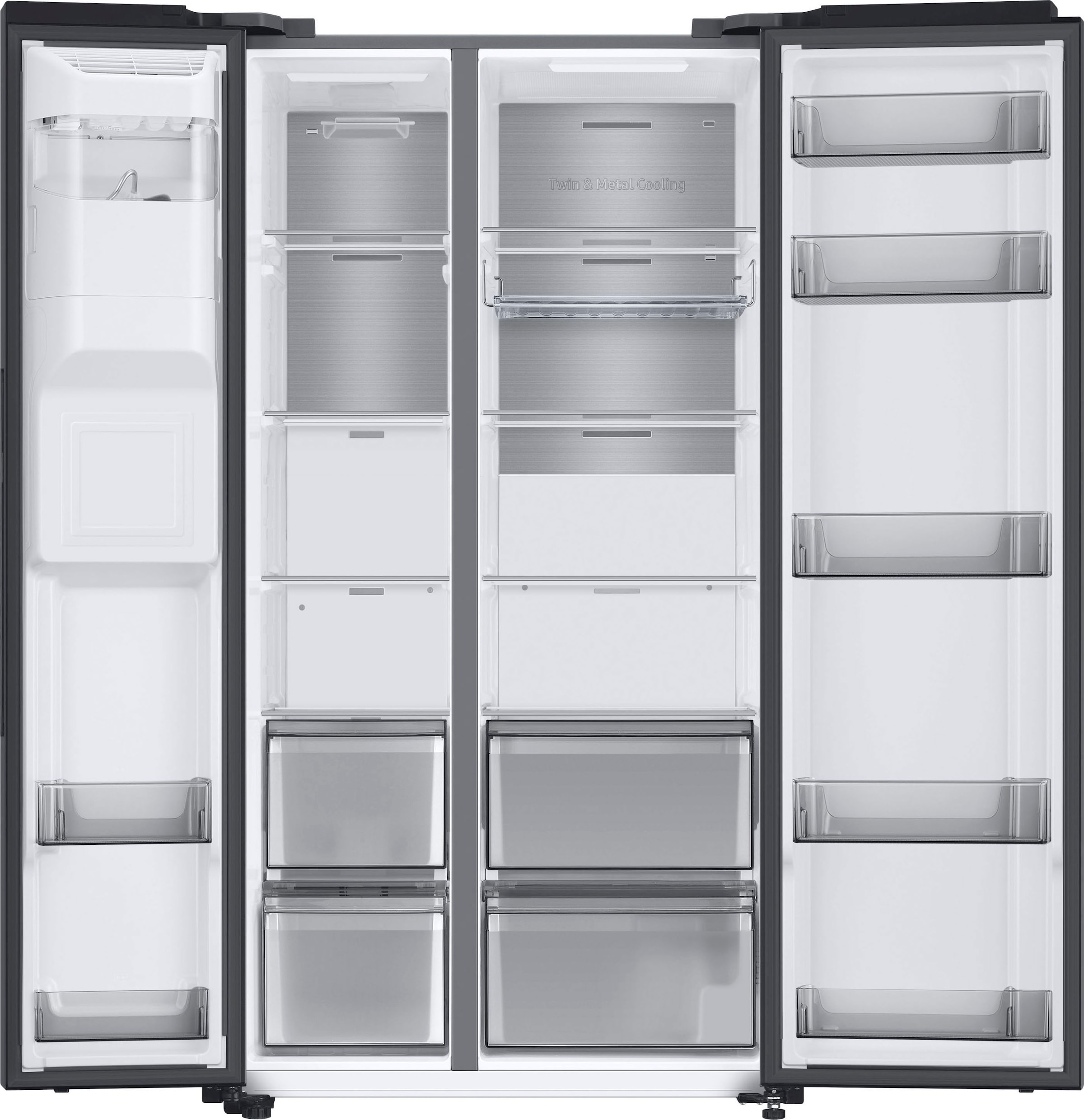 Samsung Side-by-Side »RS6GA884CB1«, RS6GA884CB1, 178 cm hoch, 91,2 cm breit  online bei | Side-by-Side Kühlschränke