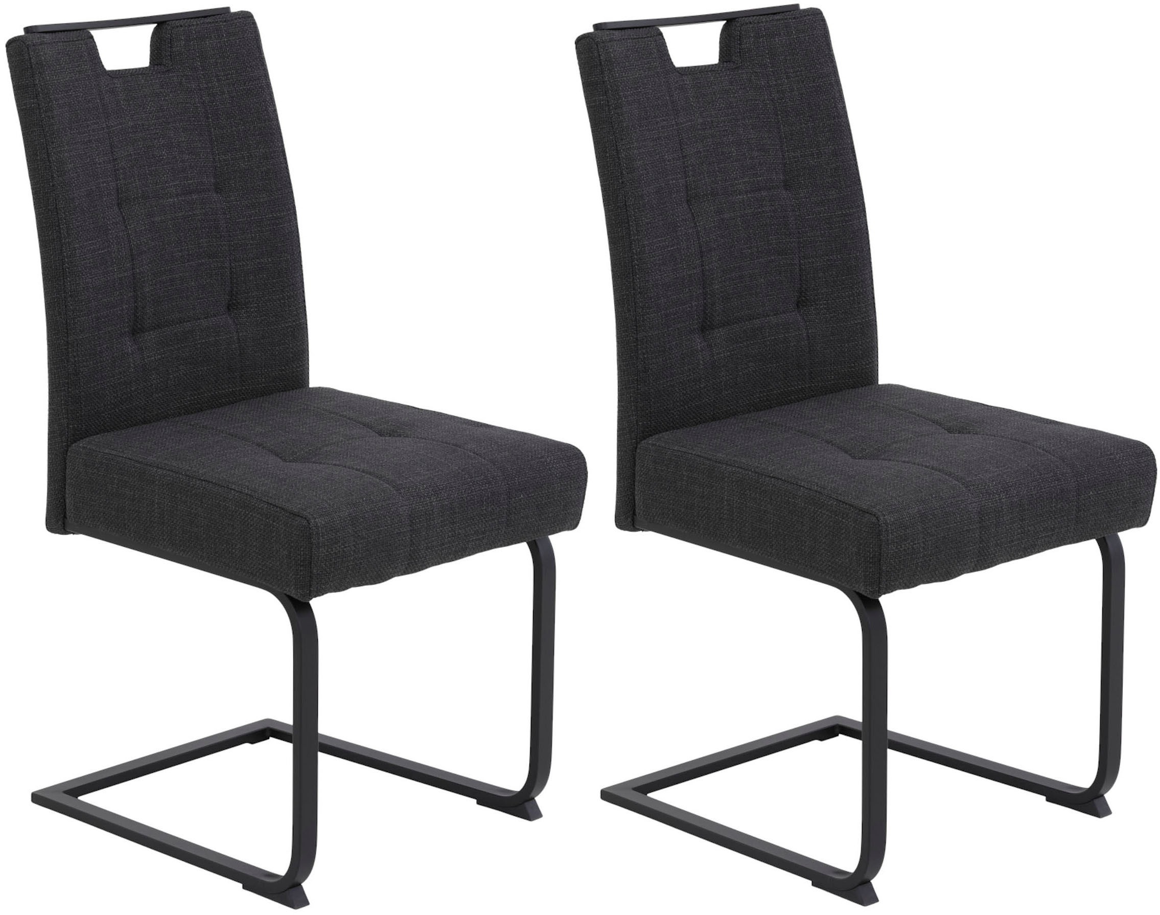HELA Freischwinger »WIEN, Esszimmerstuhl, Komfortstuhl«, (Set), 2 St., Micr günstig online kaufen
