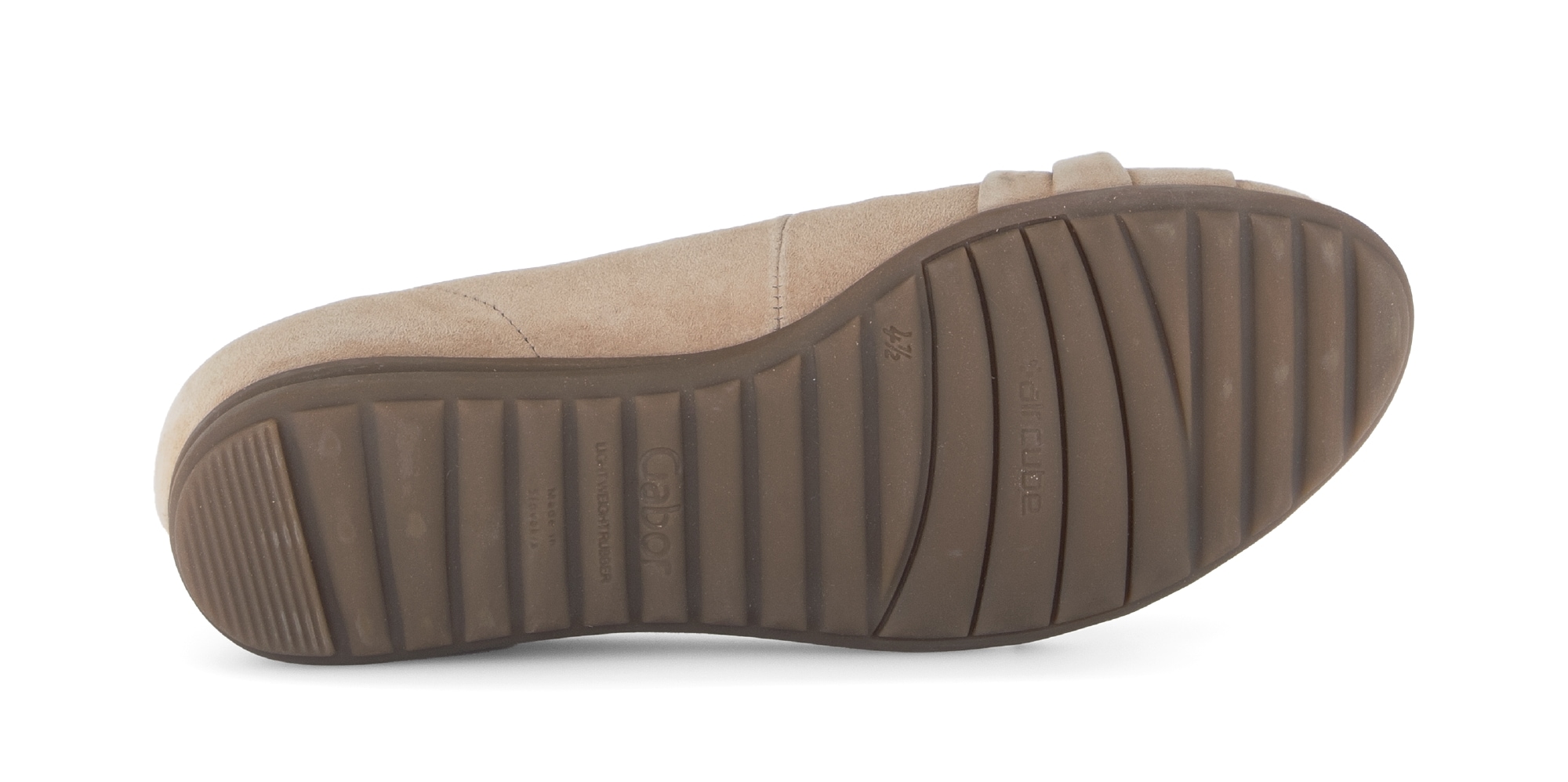 Gabor Ballerina »FLORENZ«  Businessschuh, Slipper, Schlupfschuh mit Zierriegel, Weite G (=weit)