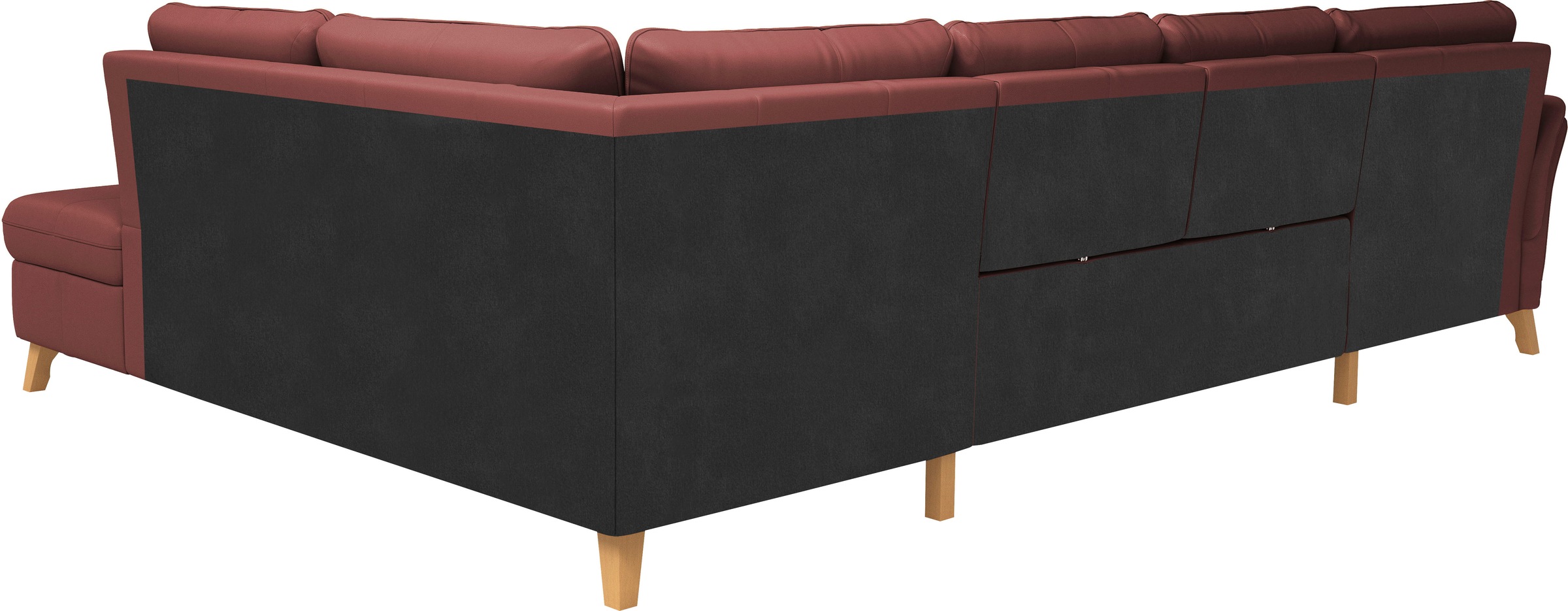sit&more Wohnlandschaft »Göteborg«, inkl. Sitztiefenverstellung, wahlweise mit Bettfunktion & Bettkasten