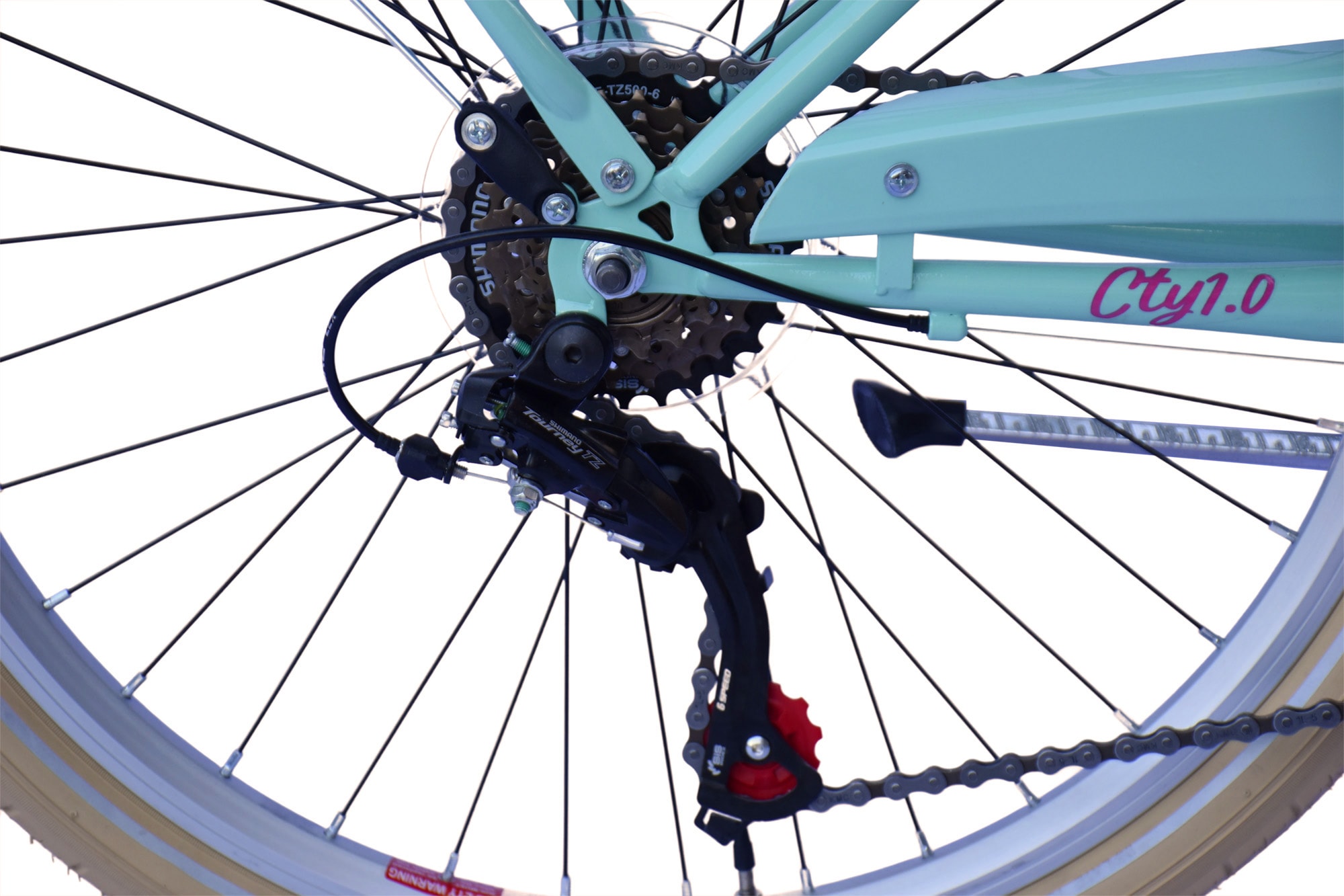 WYNN Kinderfahrrad »Kinderfahrrad 24 Zoll Shimano Tourney 6 Gang V-Brake Kinder KID1.0« 6 Gang Shimano Tourney Schaltwerk Kettenschaltung