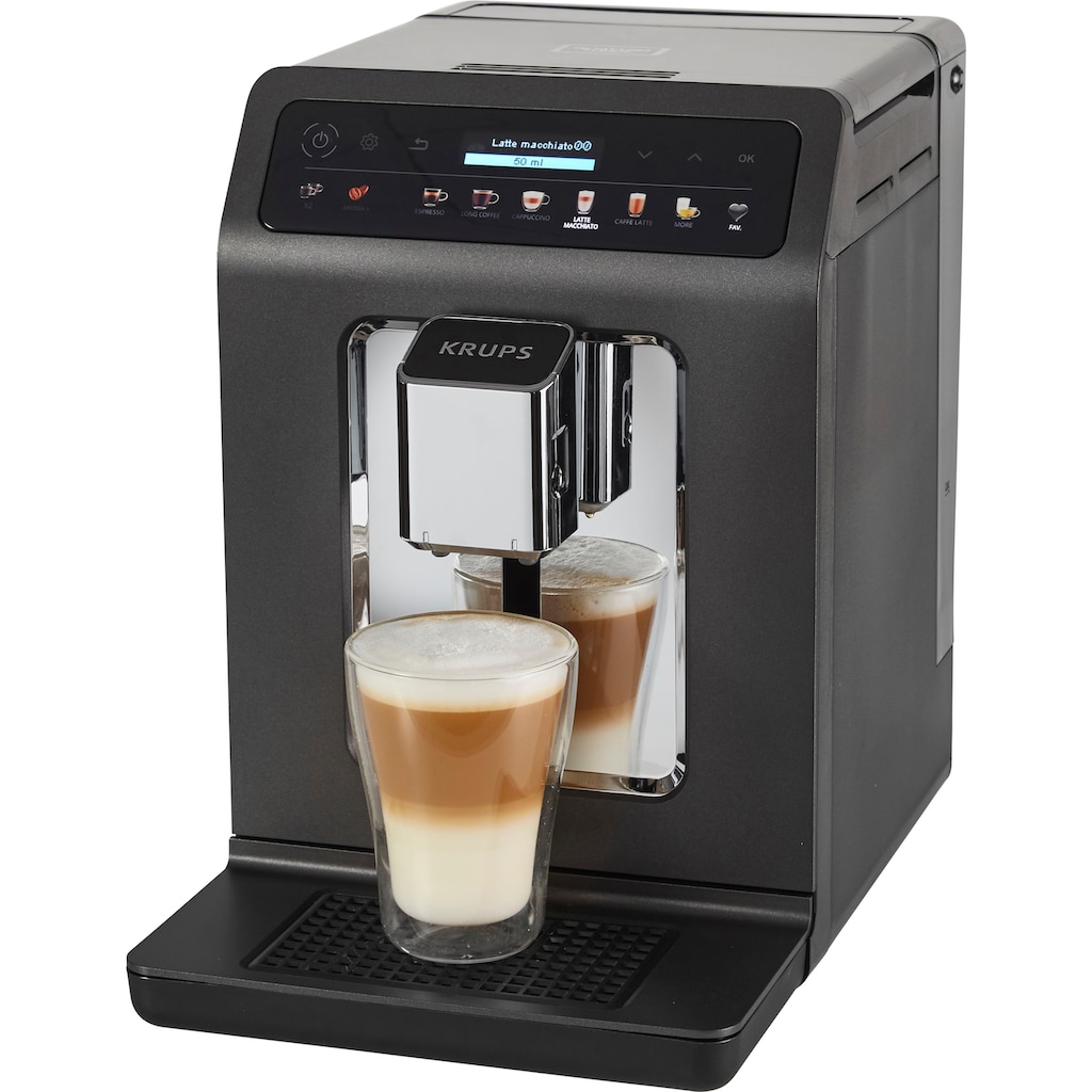 Krups Kaffeevollautomat »EA895N Evidence One«, Barista Quattro Force Technologie, OLED-Display und Touchscreen inkl. 250 gr ESPRESSO KAFFEE - im Wert von 6,99 UVP