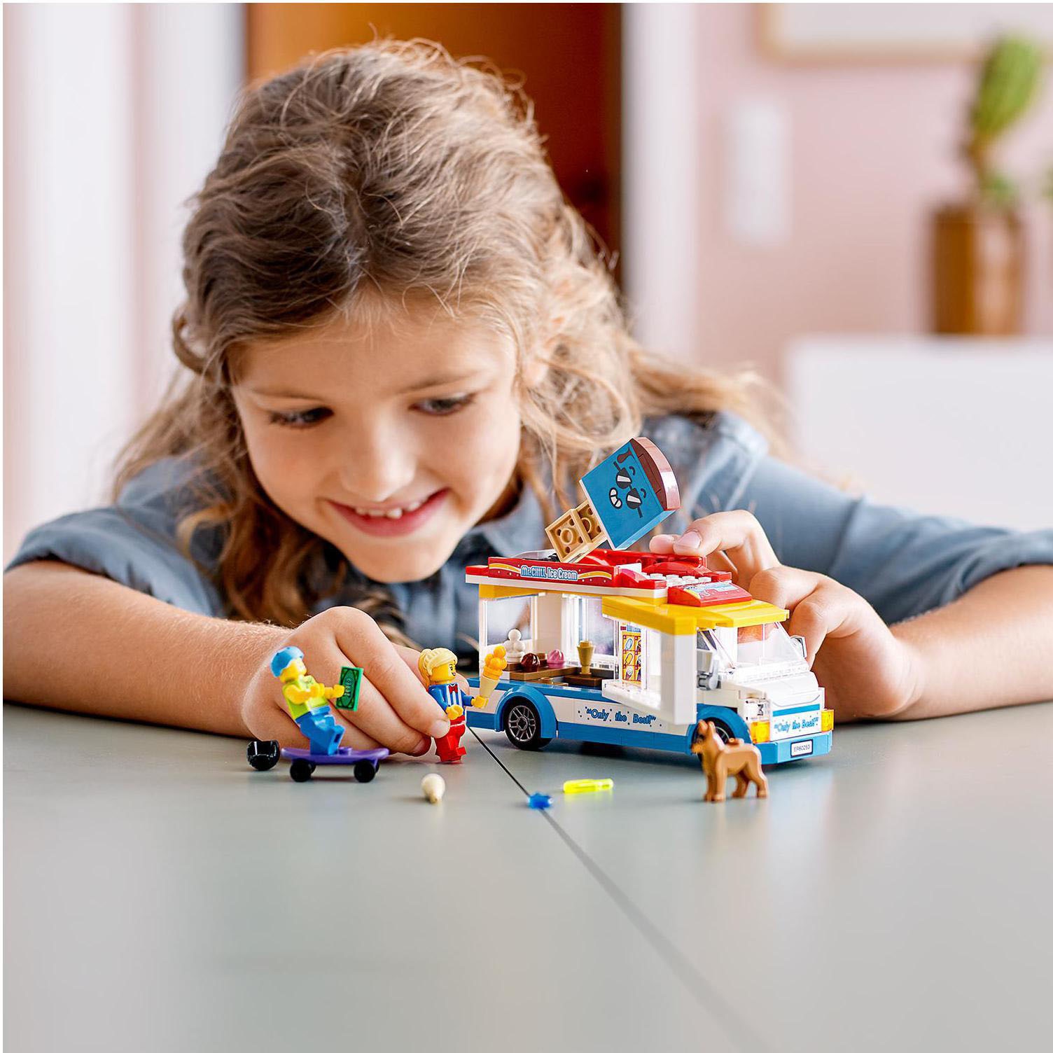 LEGO® Konstruktionsspielsteine »Eiswagen (60253), LEGO® City Great Vehicles«, (200 St.), Made in Europe