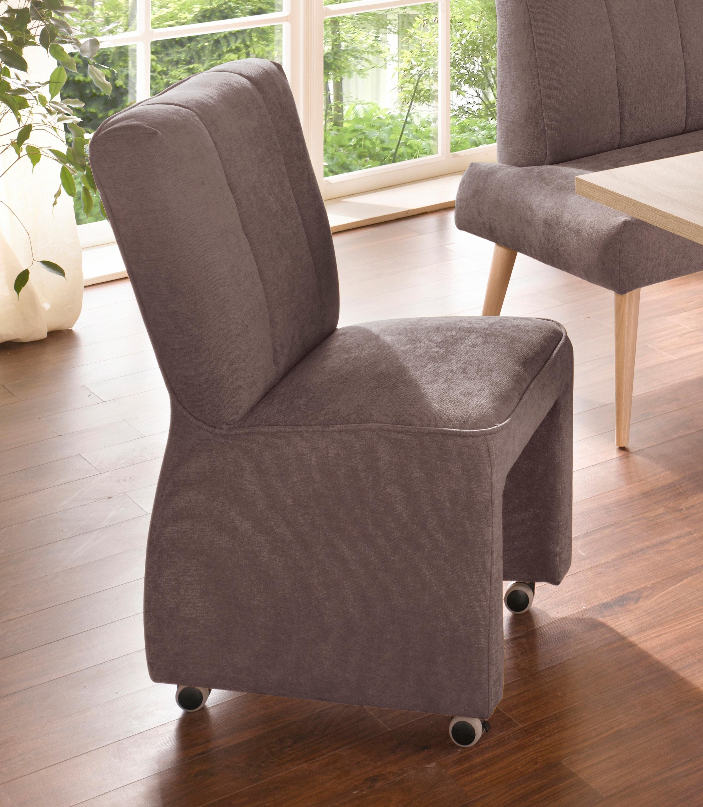 exxpo - sofa fashion Sessel »Costa, Loungesessel, Hochlehnsessel, auf Rolle günstig online kaufen