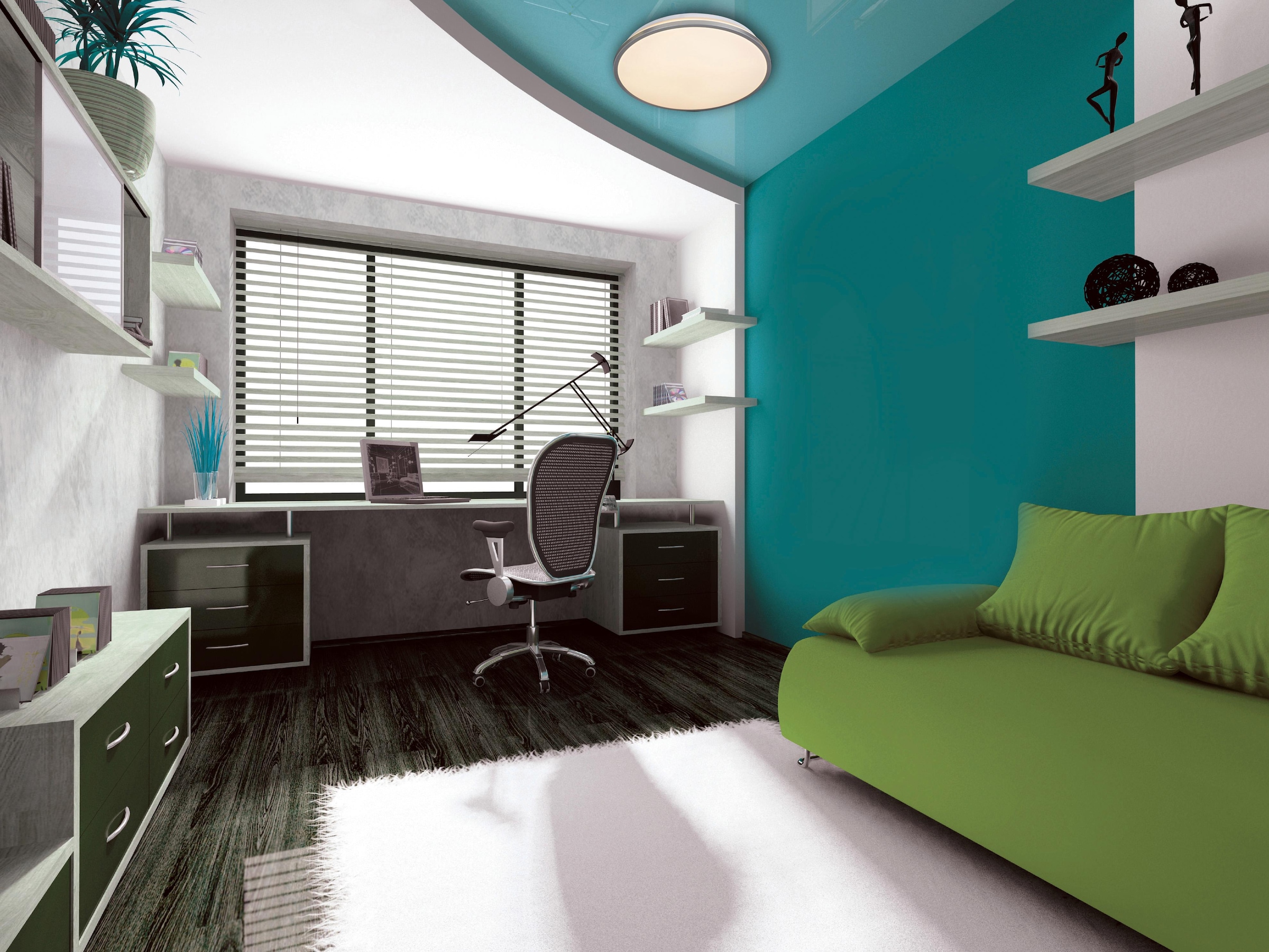 näve LED Deckenleuchte »Alicante« LED-Board 1 Stk. Warmweiß , incl. Treiber, Material: Metall, Kunststoff