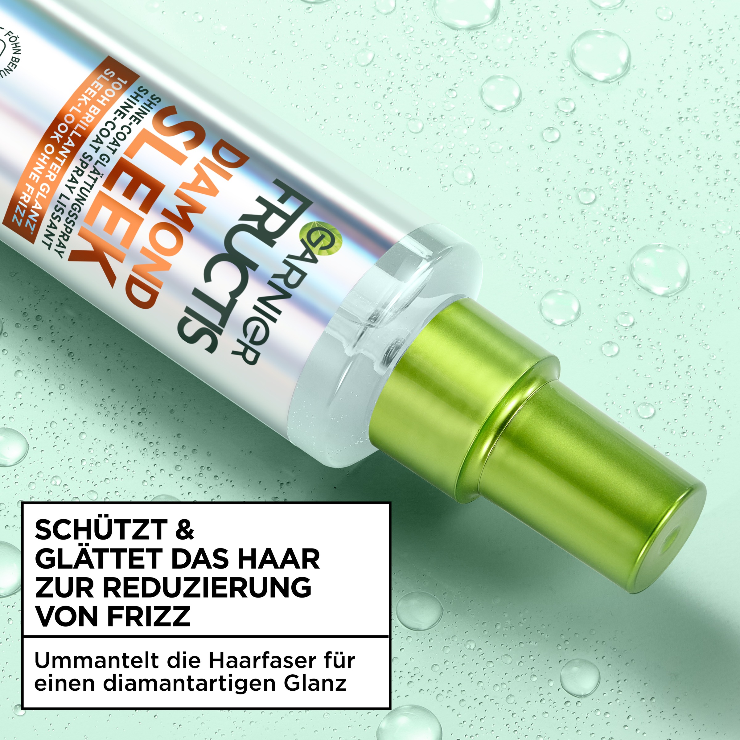 GARNIER Haarpflege-Spray »Garnier Fructis Diamond Sleek Shine-Coat Glättungsspray«