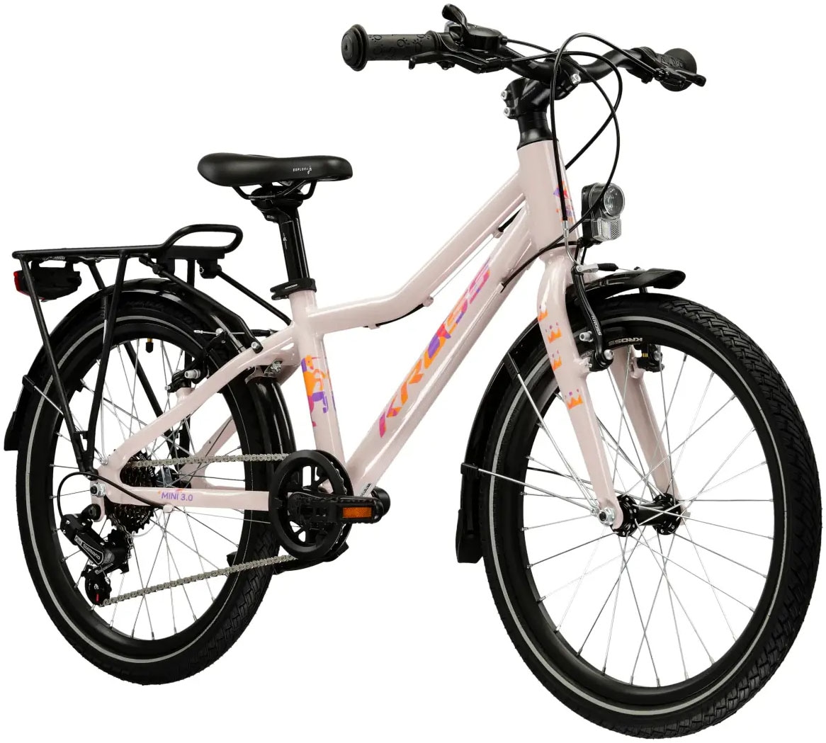 Kross Kinderfahrrad »Kinderrad Lea Mini 3.0 pink 6 Gänge«, 6 Gang, Shimano, Tourney TX30 Schaltwerk, Kettenschaltung