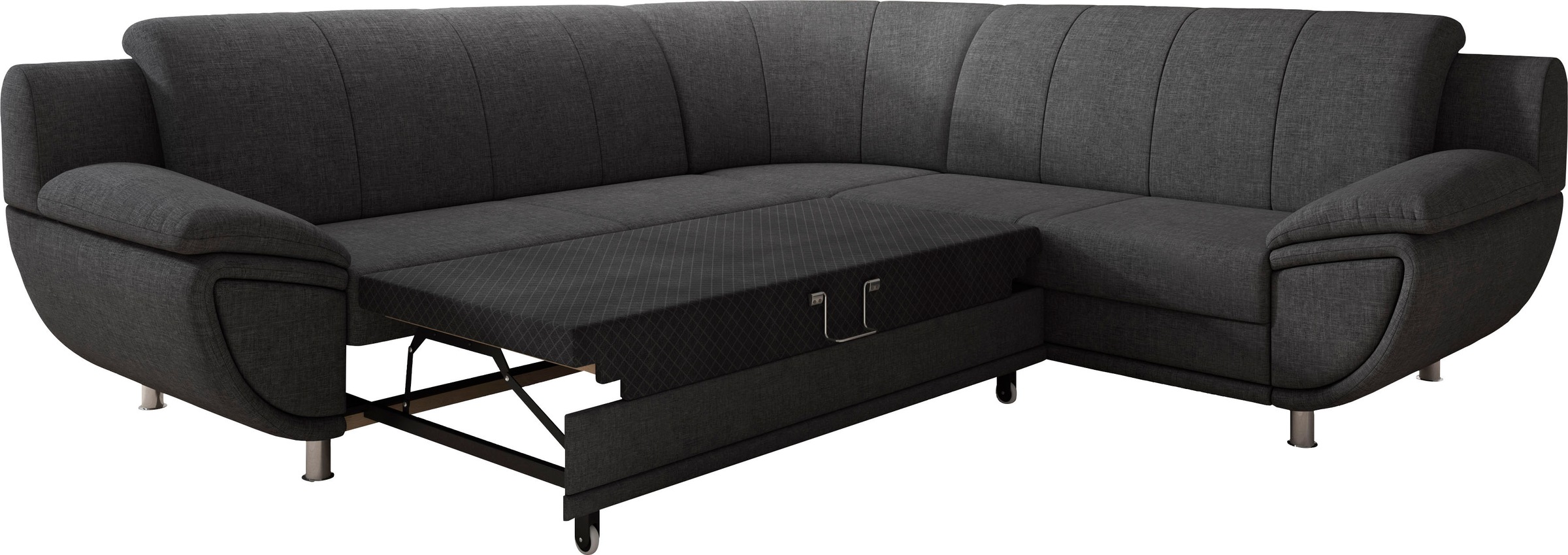 TRENDMANUFAKTUR Ecksofa »Rondo II, zeitlos & elegant, bequeme Armlehnen, L- günstig online kaufen