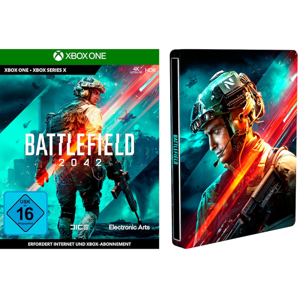 Electronic Arts Spielesoftware »Battlefield 2042 + Steelbook«, Xbox One