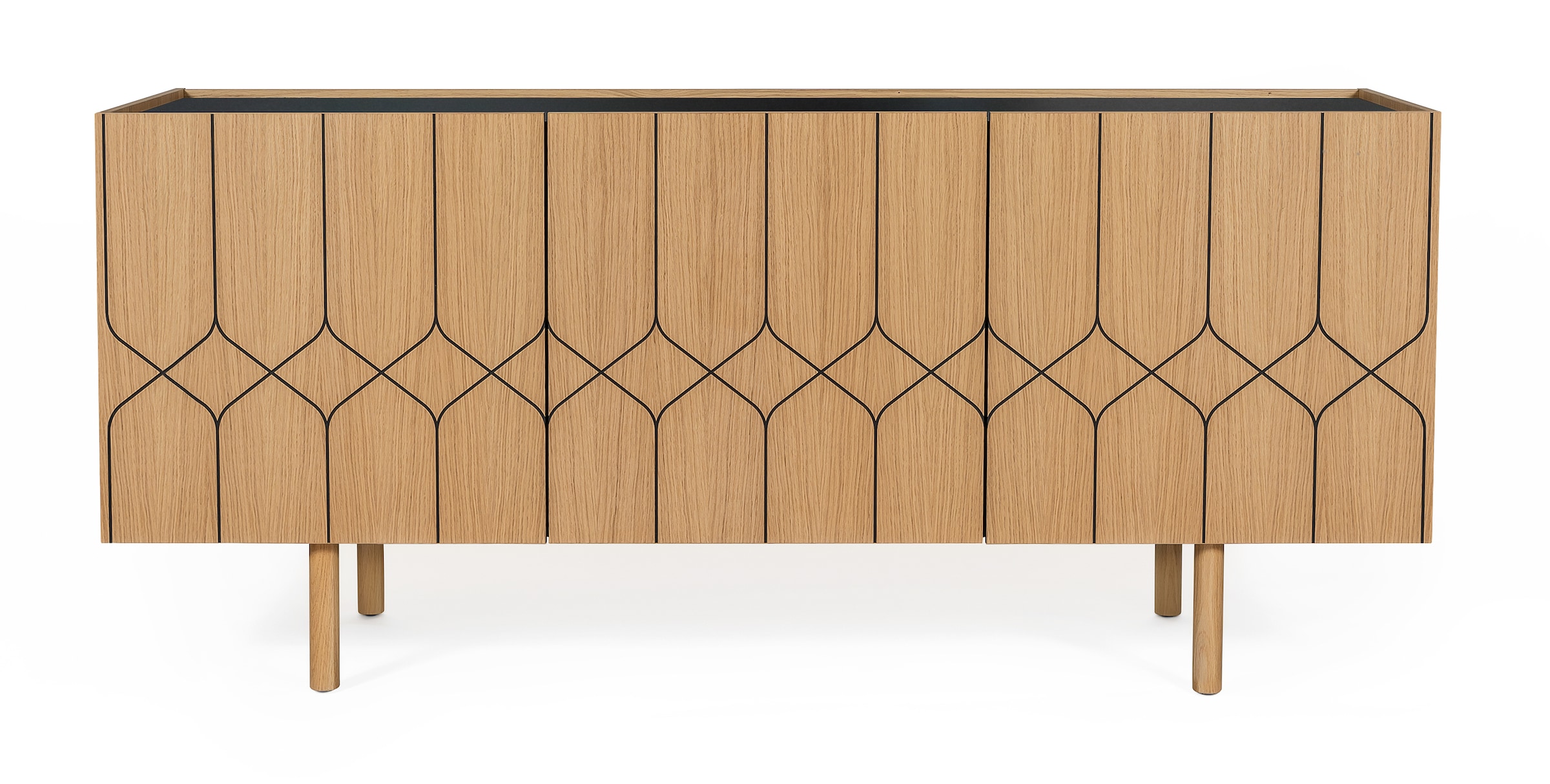 Woodman Kommode, Holzfurnier aus Eiche, Skandinavisches Design