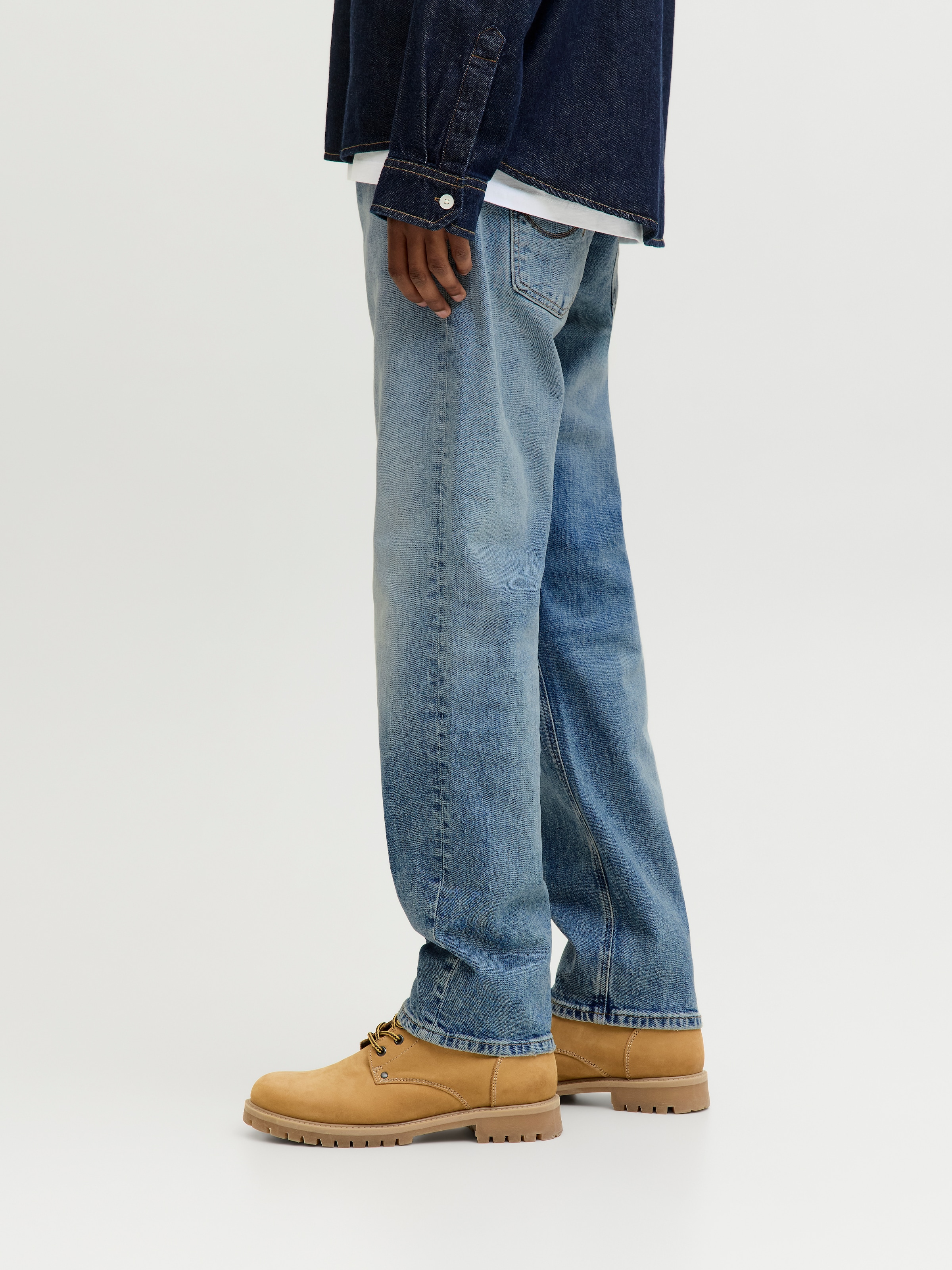 Jack & Jones Tapered-fit-Jeans »JJIMIKE JJWELLS JJ« Baumwollmischung, comfort fit