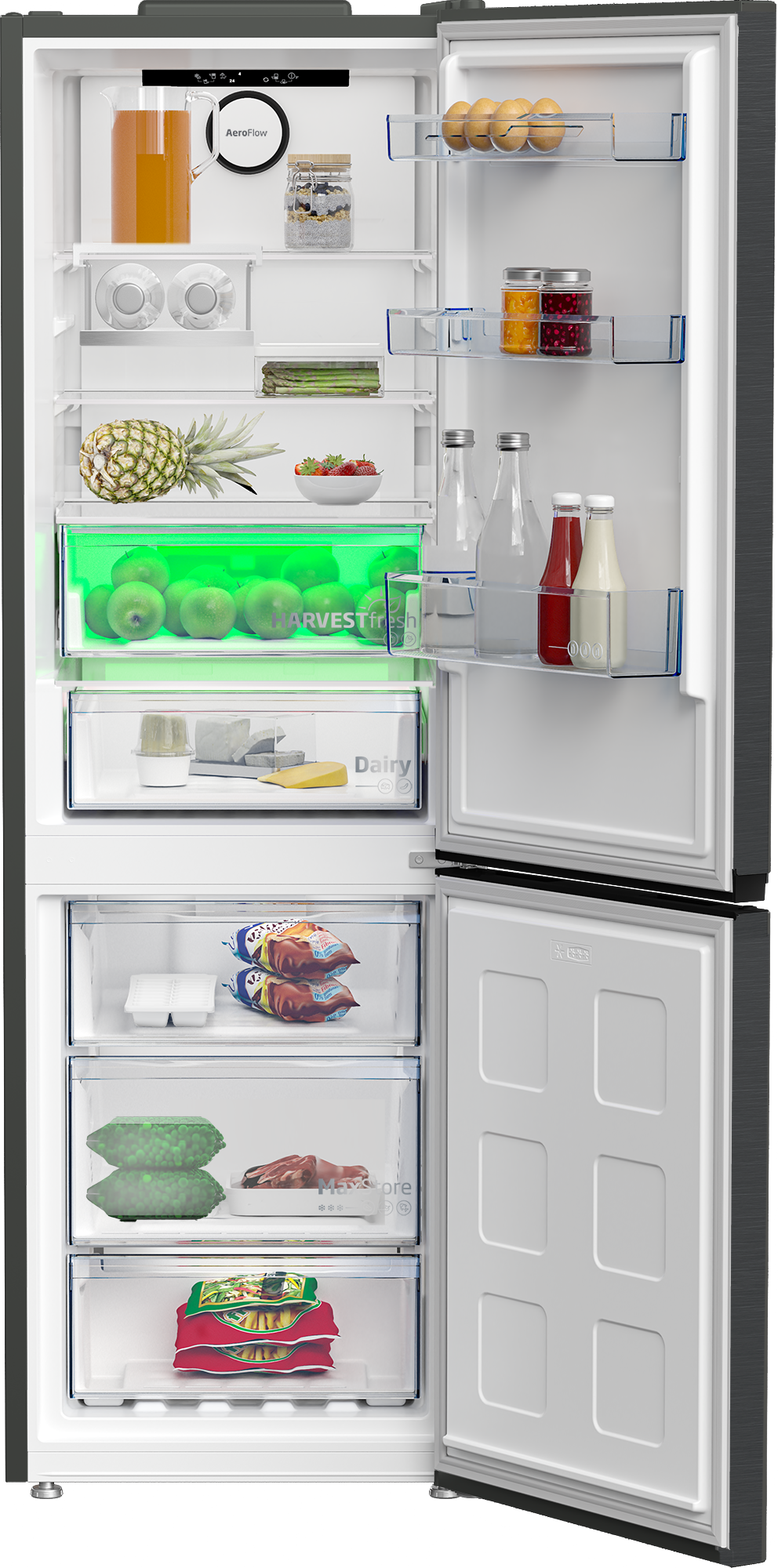 BEKO Kühl-/Gefrierkombination »B7RCNE367HG 7282943725«, HarvestFresh