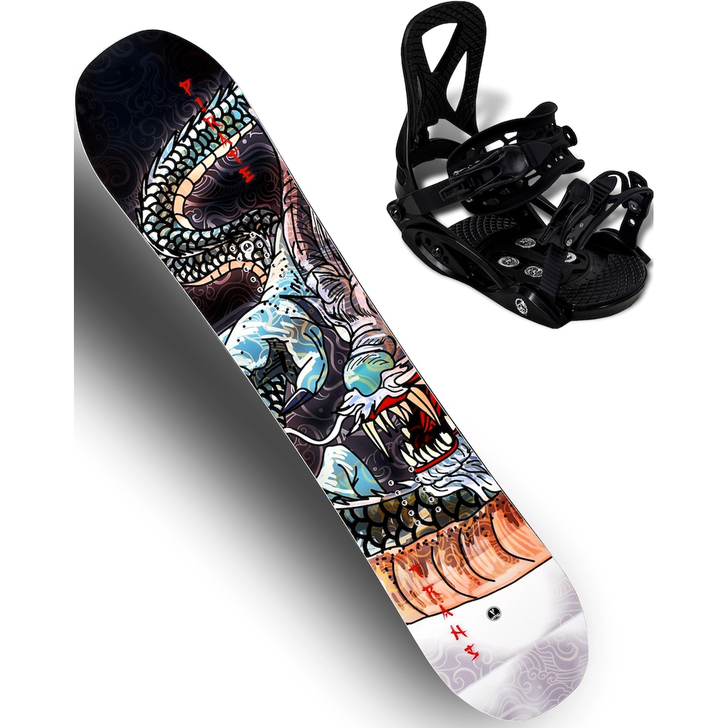 TRANS Snowboard »TRANS PIRATE Junior KID RED 21/22«, (Set)