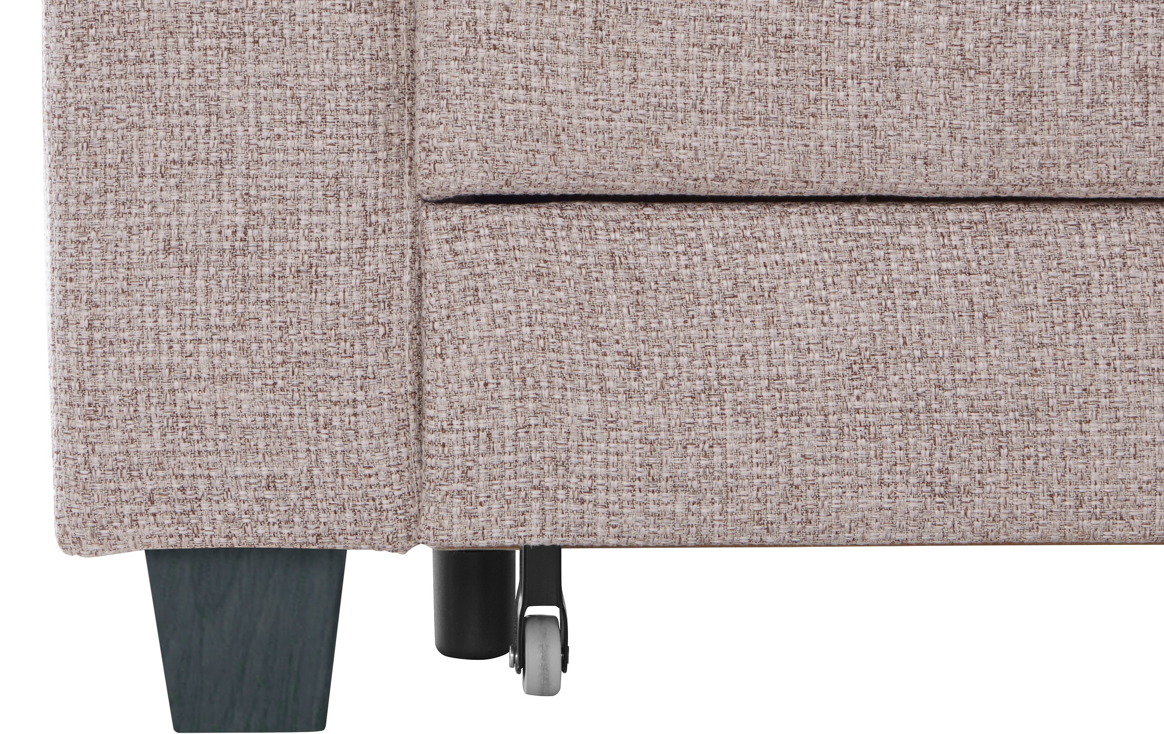 TRENDMANUFAKTUR Ecksofa »Chamber, zeitlos und modern, bequem mit hohem Sitzkomfort, L-Form«, inklusive einer Kopfstütze, wahlweise mit Schlaffunktion