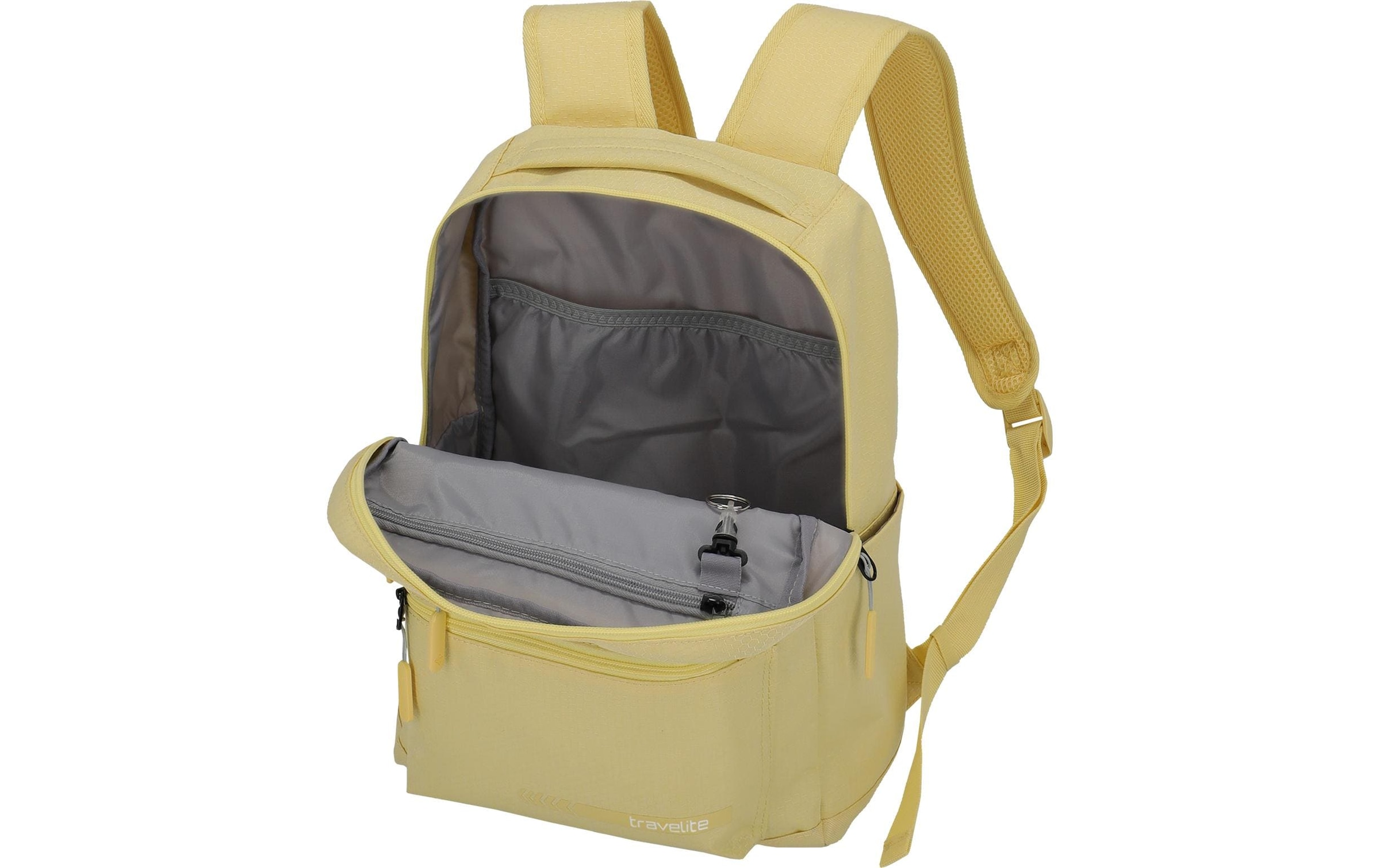 travelite Rucksack »KICK OFF« mit Laptopfach –ideal als Freizeit, Arbeits, Schul- und Reiserucksack