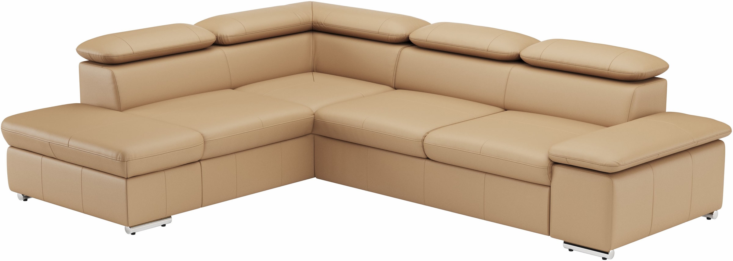 Ecksofa Valantine V, wahlweise mit Bettfunktion